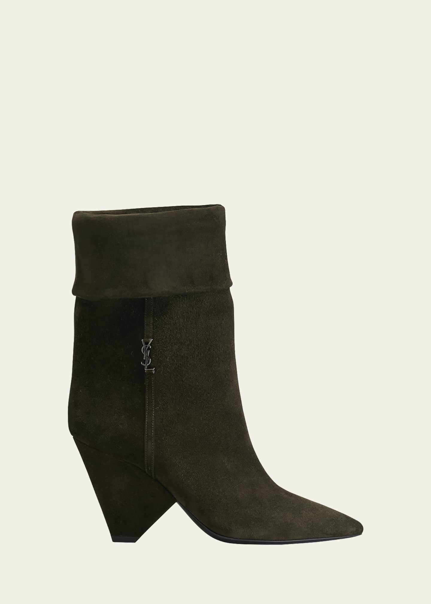 saint laurent niki suede