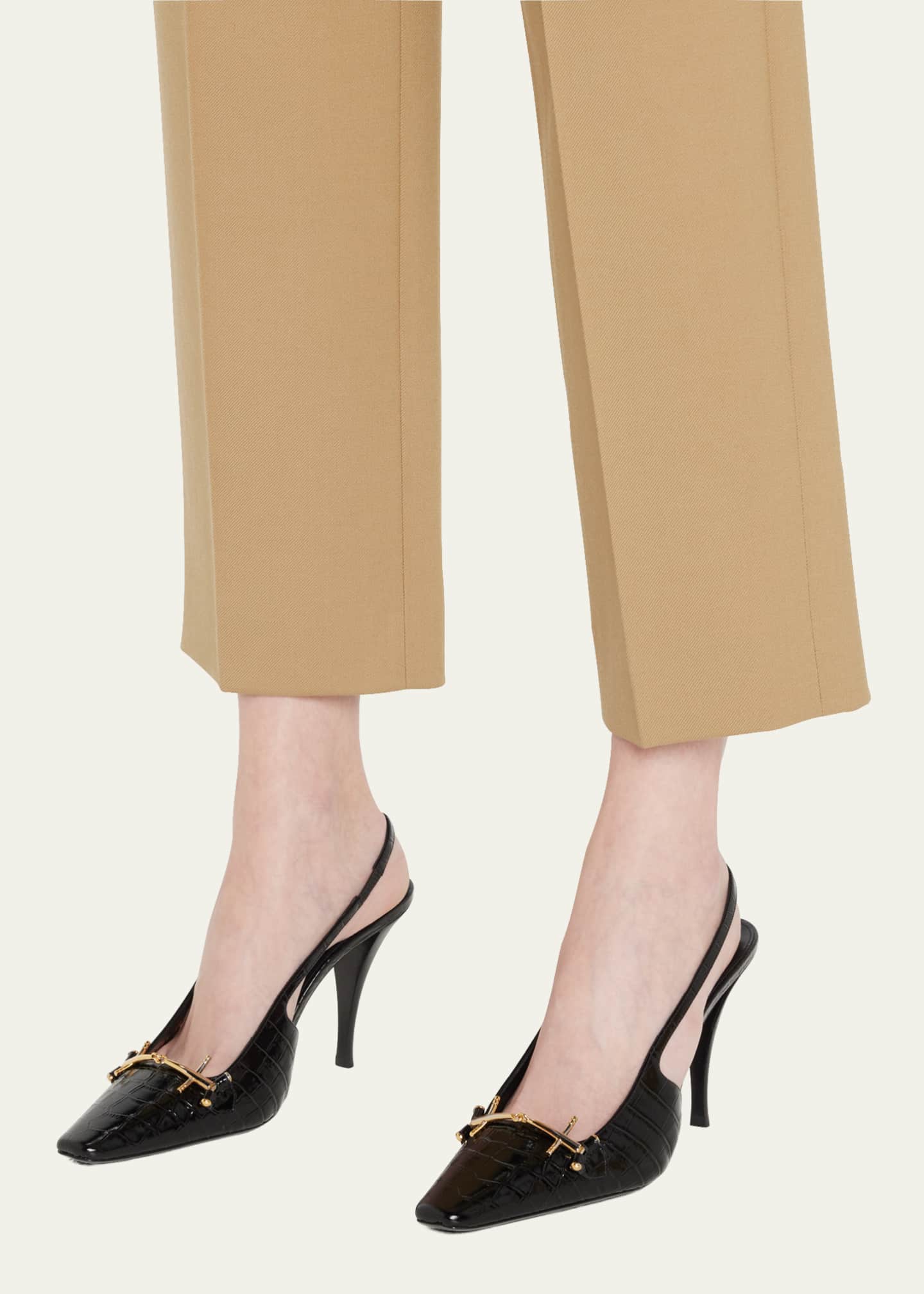 saint laurent blade pumps
