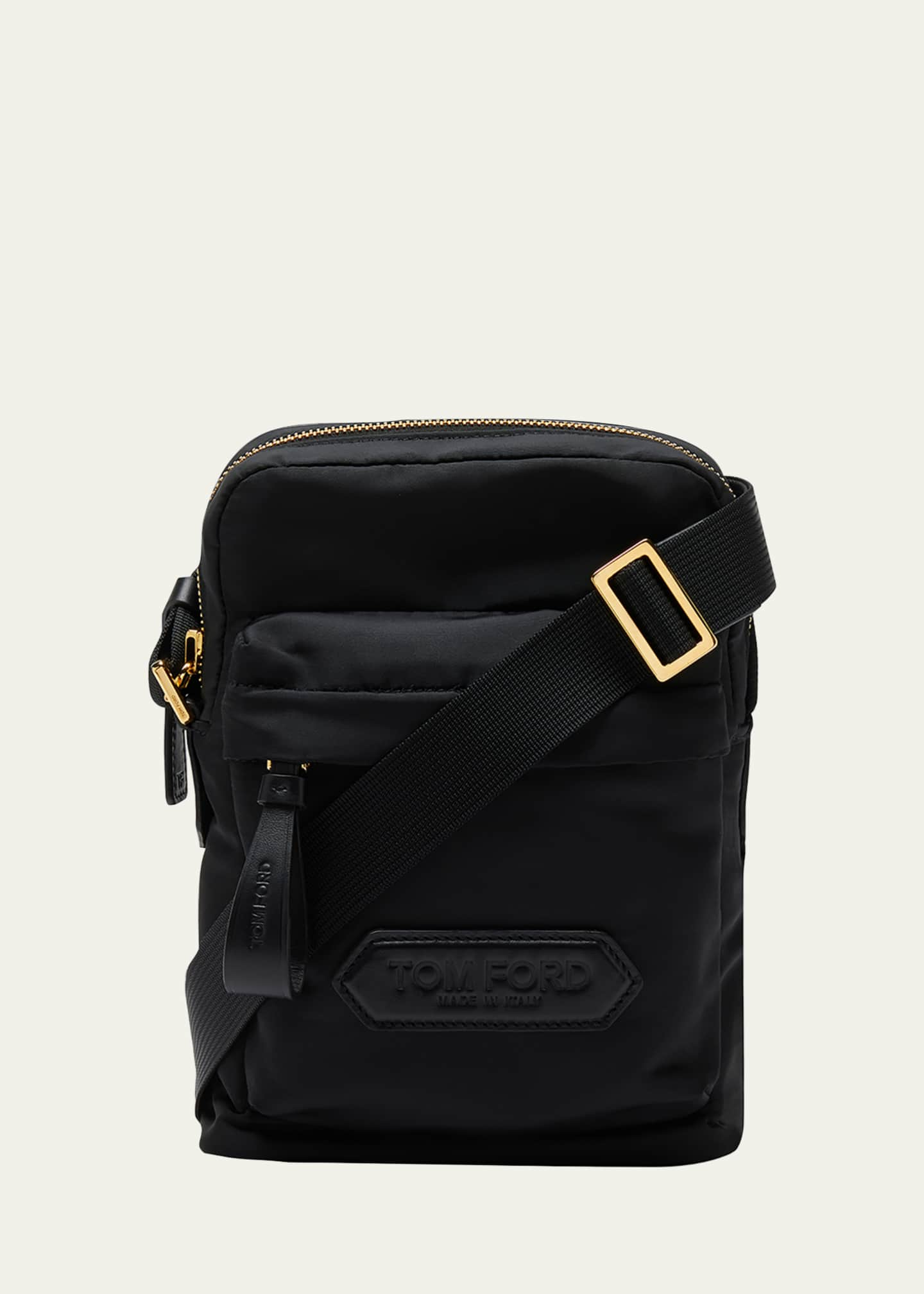 TOM FORD Men's Nylon Vertical Mini Messenger Bag - Bergdorf Goodman