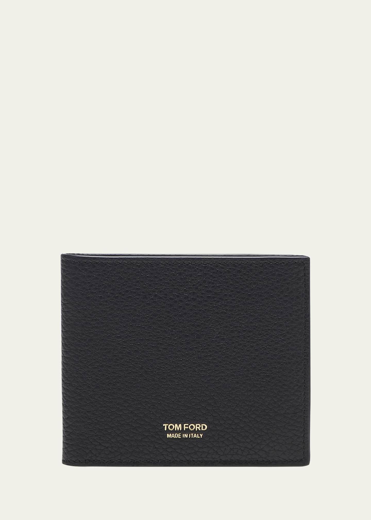 Tom ford grained leather billfold wallet clearance