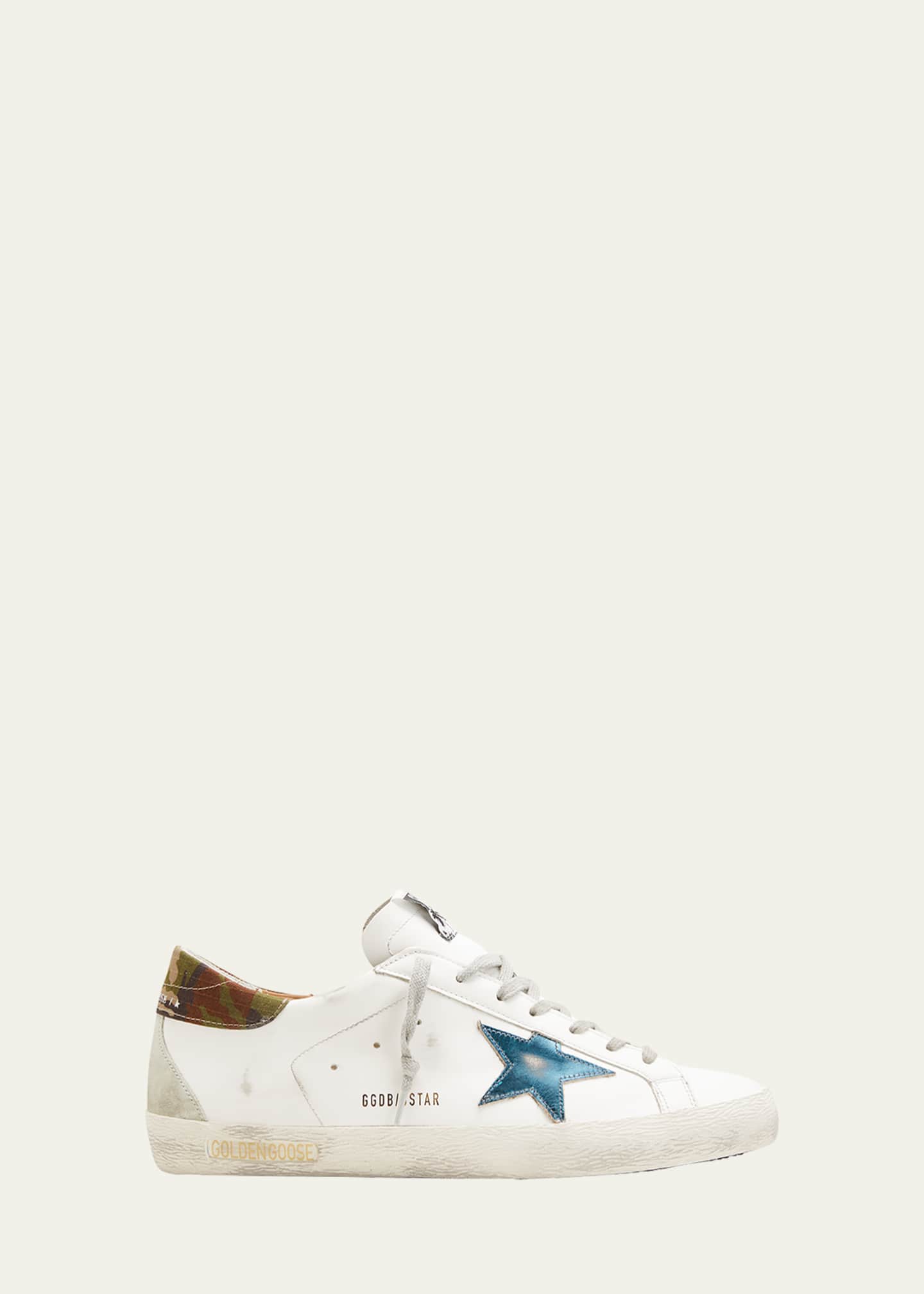 Golden Goose Men's Super Star Leather Sneakers Beige main image 0