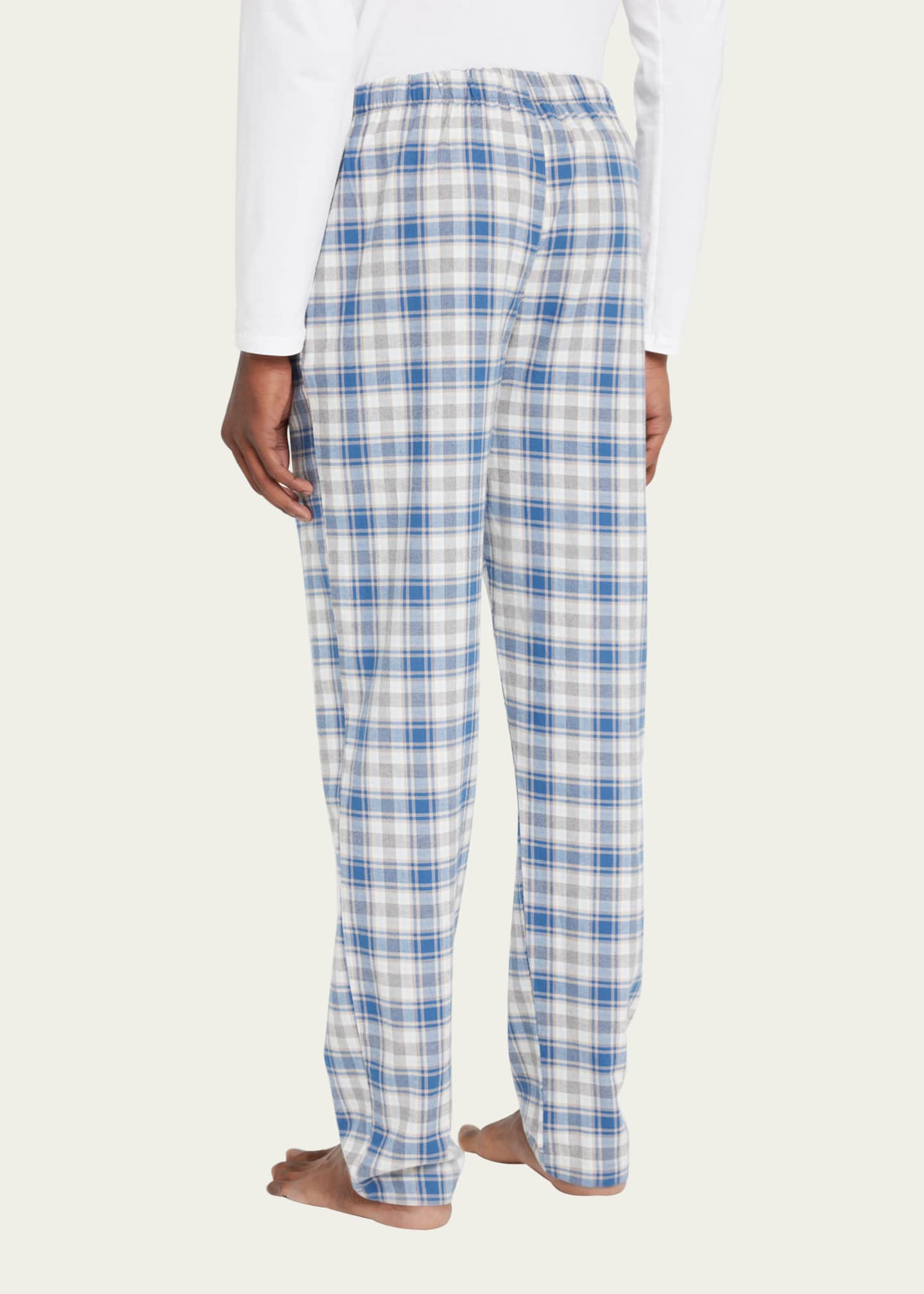 Hanro Men's Cozy Comfort Flannel Pajama Pants - Bergdorf Goodman