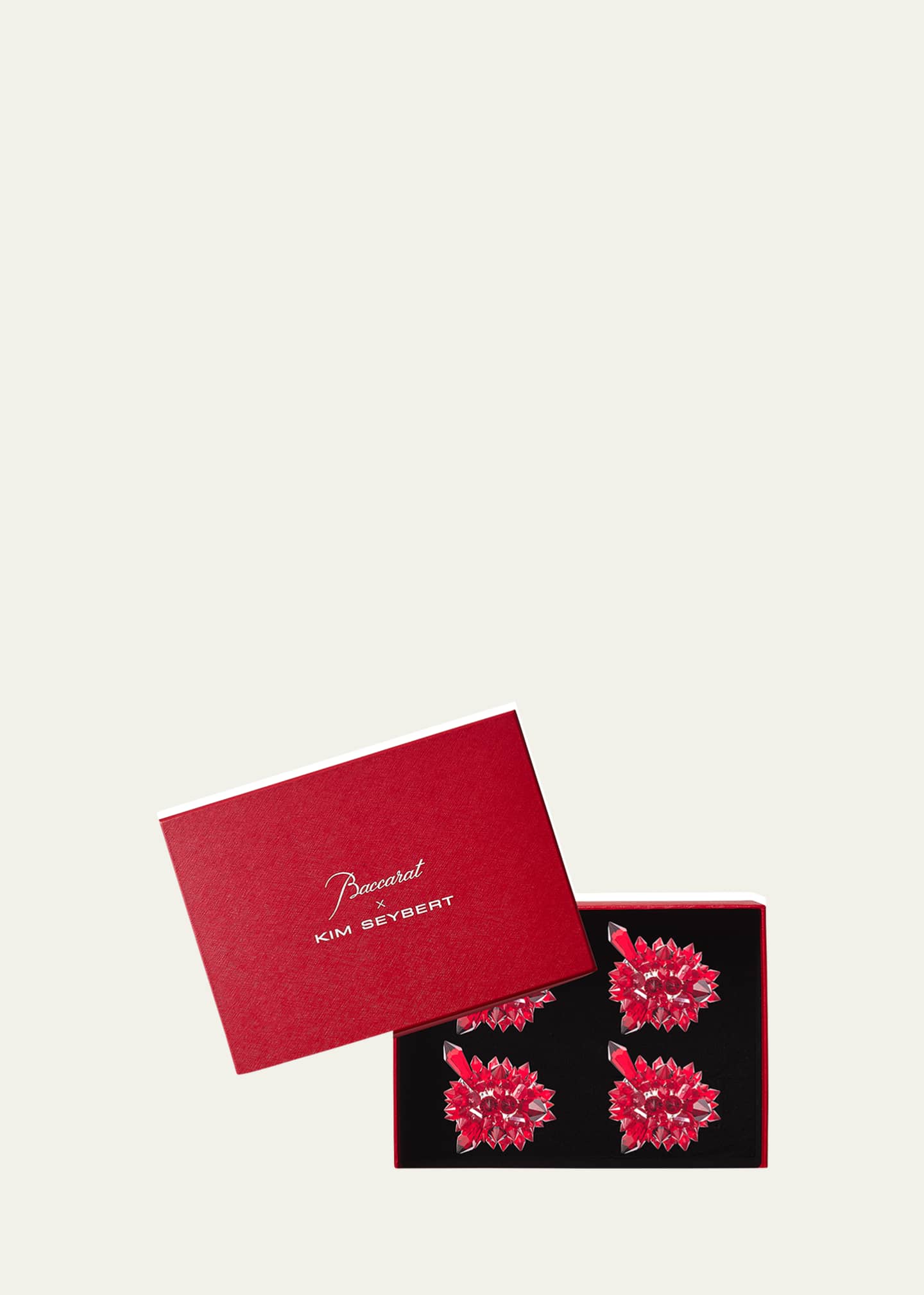 Baccarat x Kim Seybert Zenith Napkin Rings, Set of 4 Bergdorf Goodman