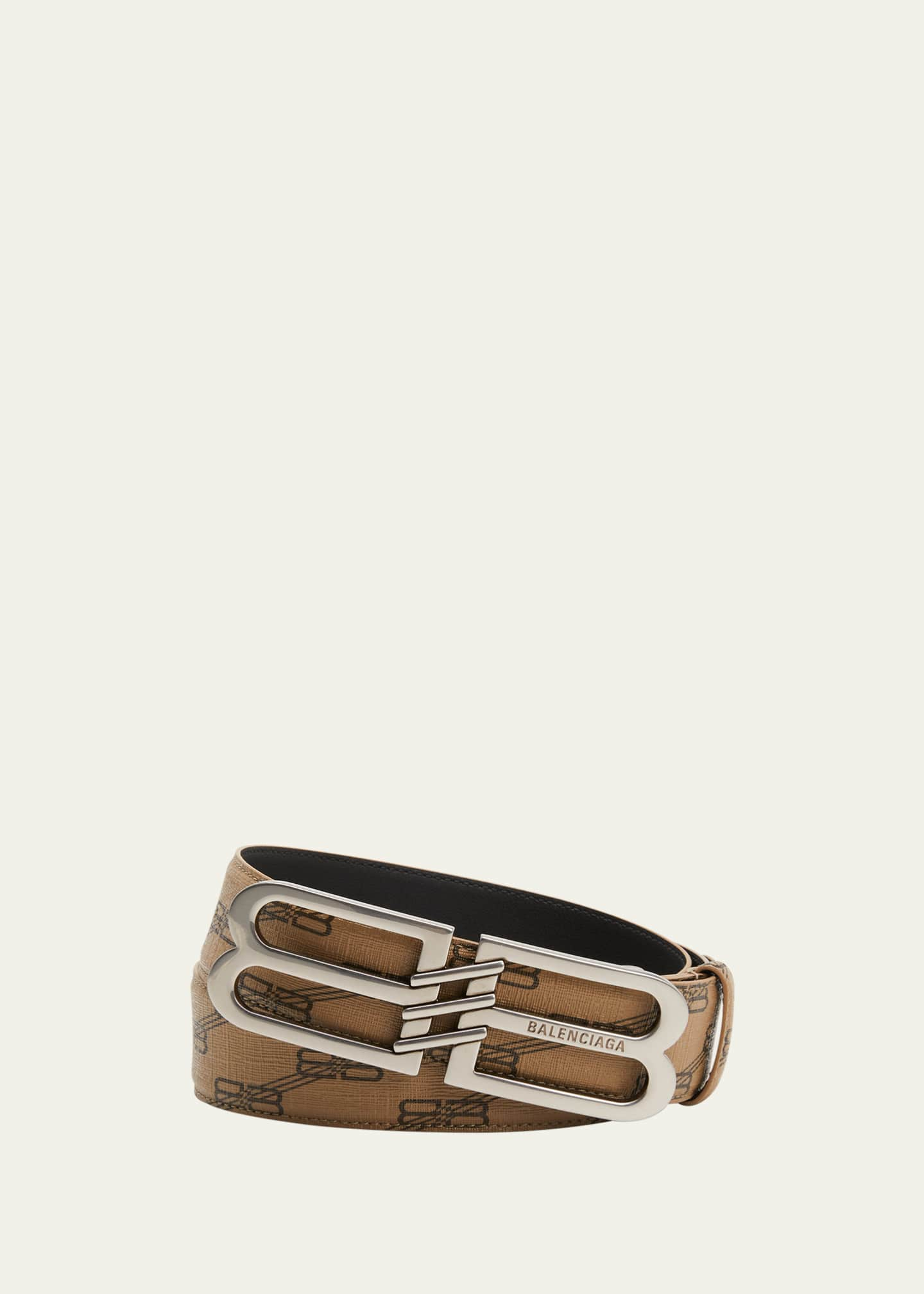 Balenciaga Men's BB-Monogram Belt