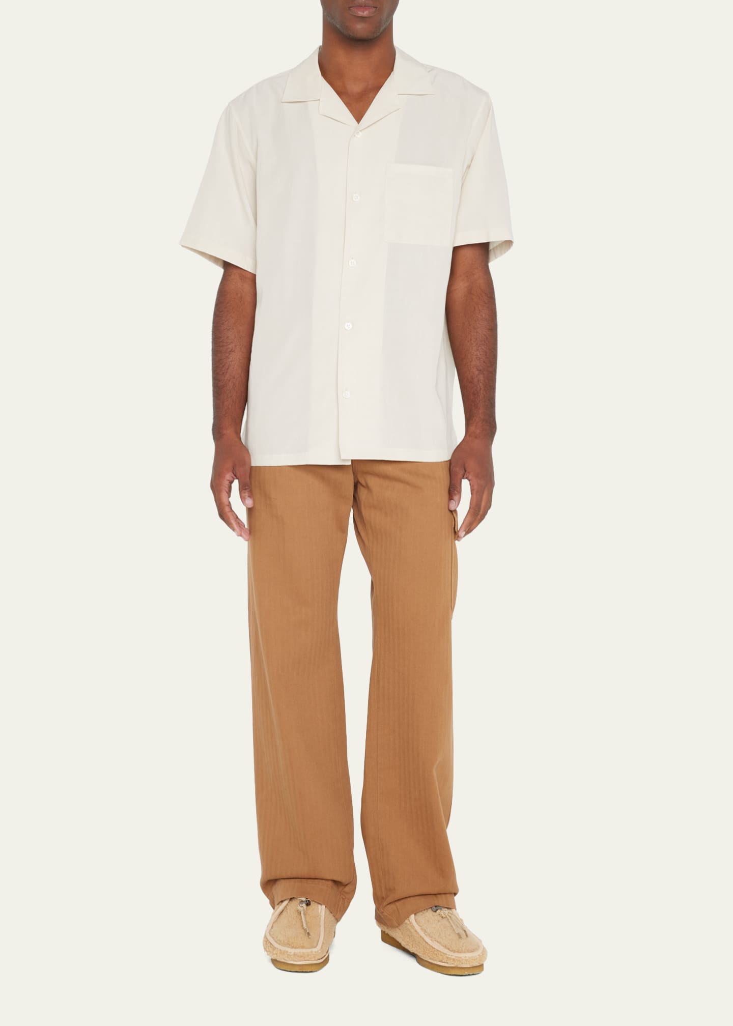 Moncler Men's 2 Moncler 1952 x Clarks Shearling Wallabee Bergdorf Goodman