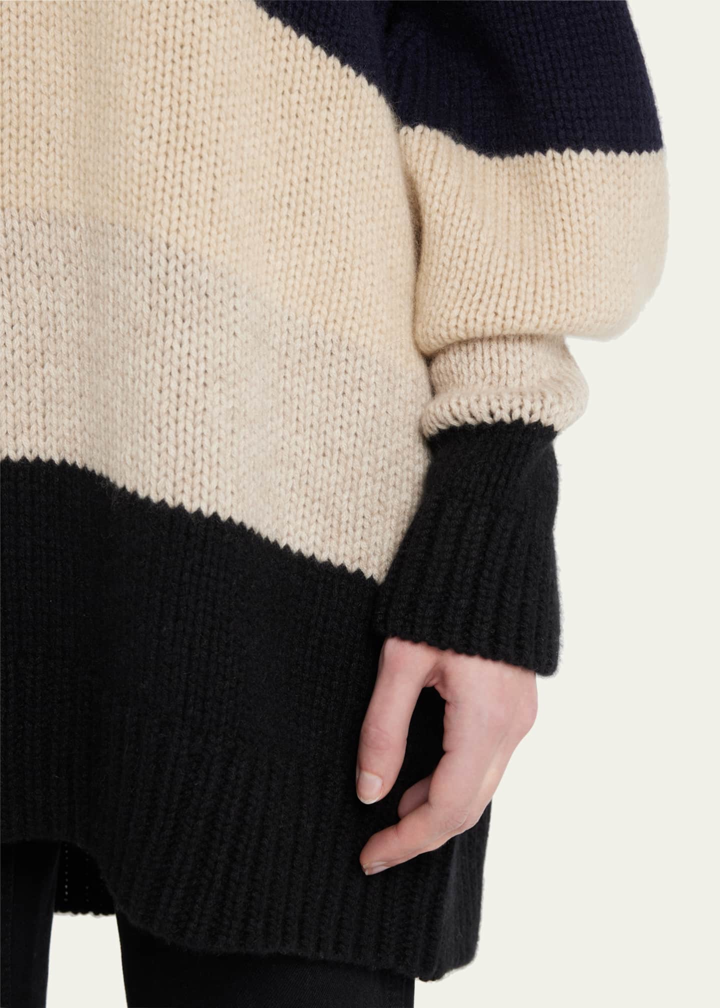 Khaite Jade Striped Cashmere Sweater - Bergdorf Goodman