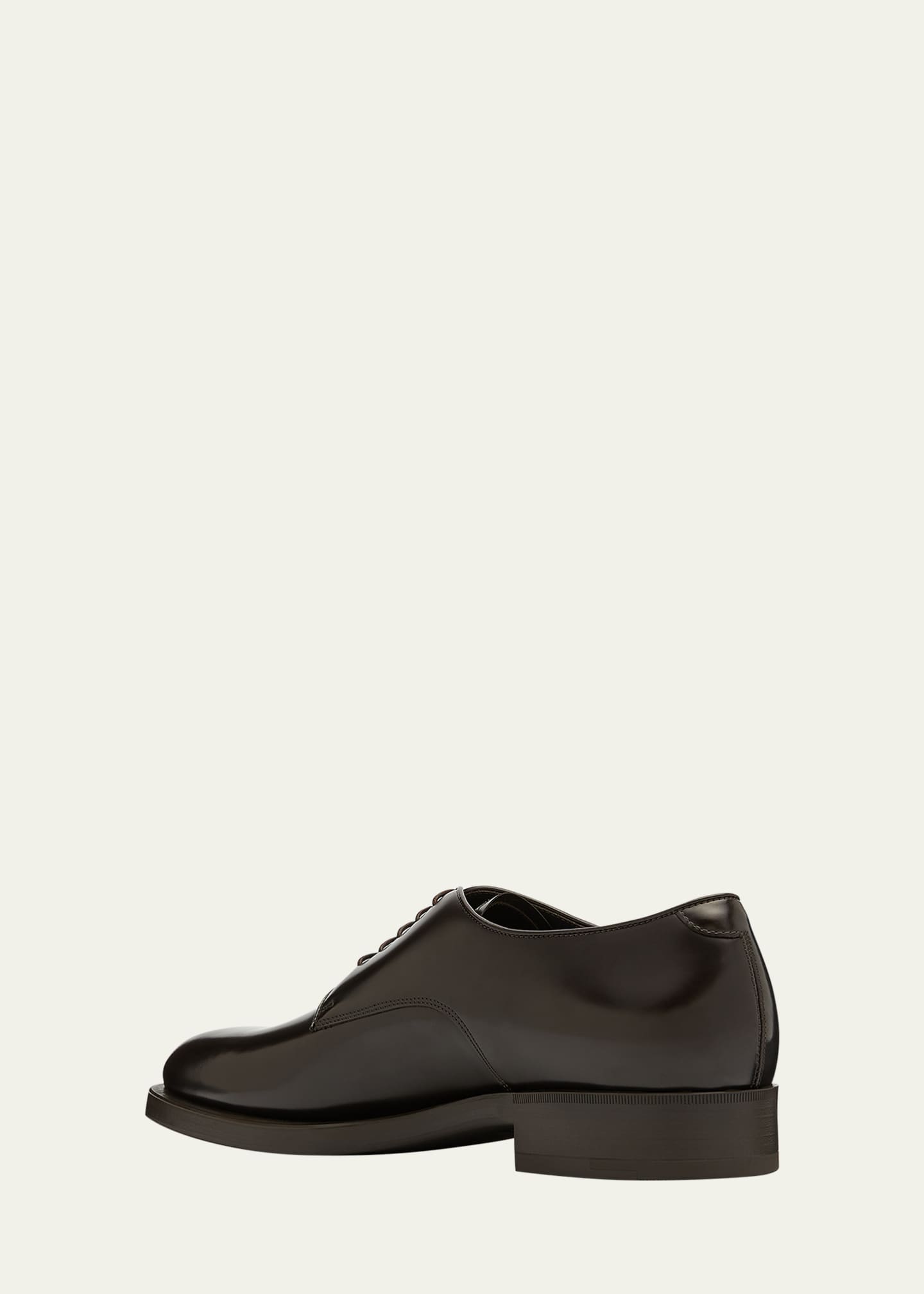 Army leather Derby shoes