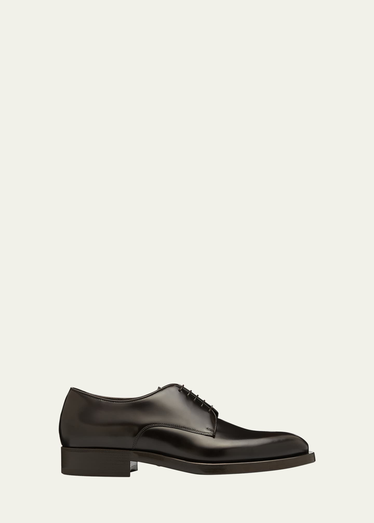 Giorgio Armani Men s Leather Derby Shoes Bergdorf Goodman