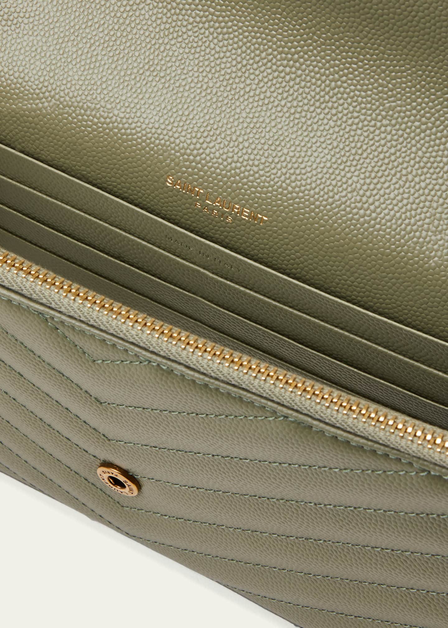 Saint Laurent YSL Envelope Flap Wallet on Chain Bergdorf Goodman