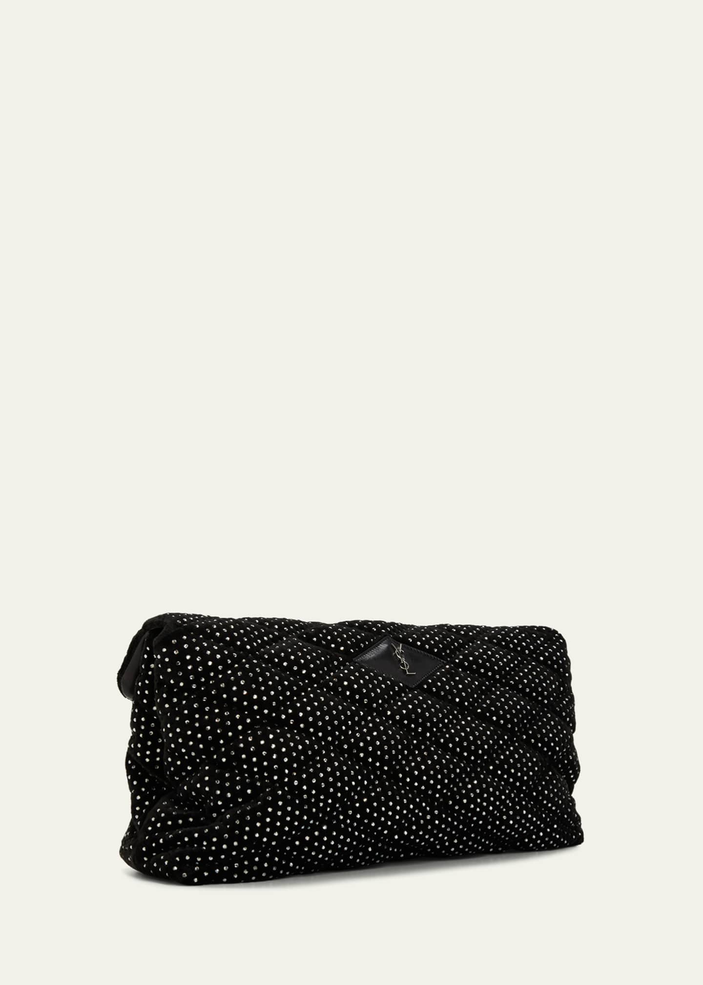 Sade quilted leather clutch