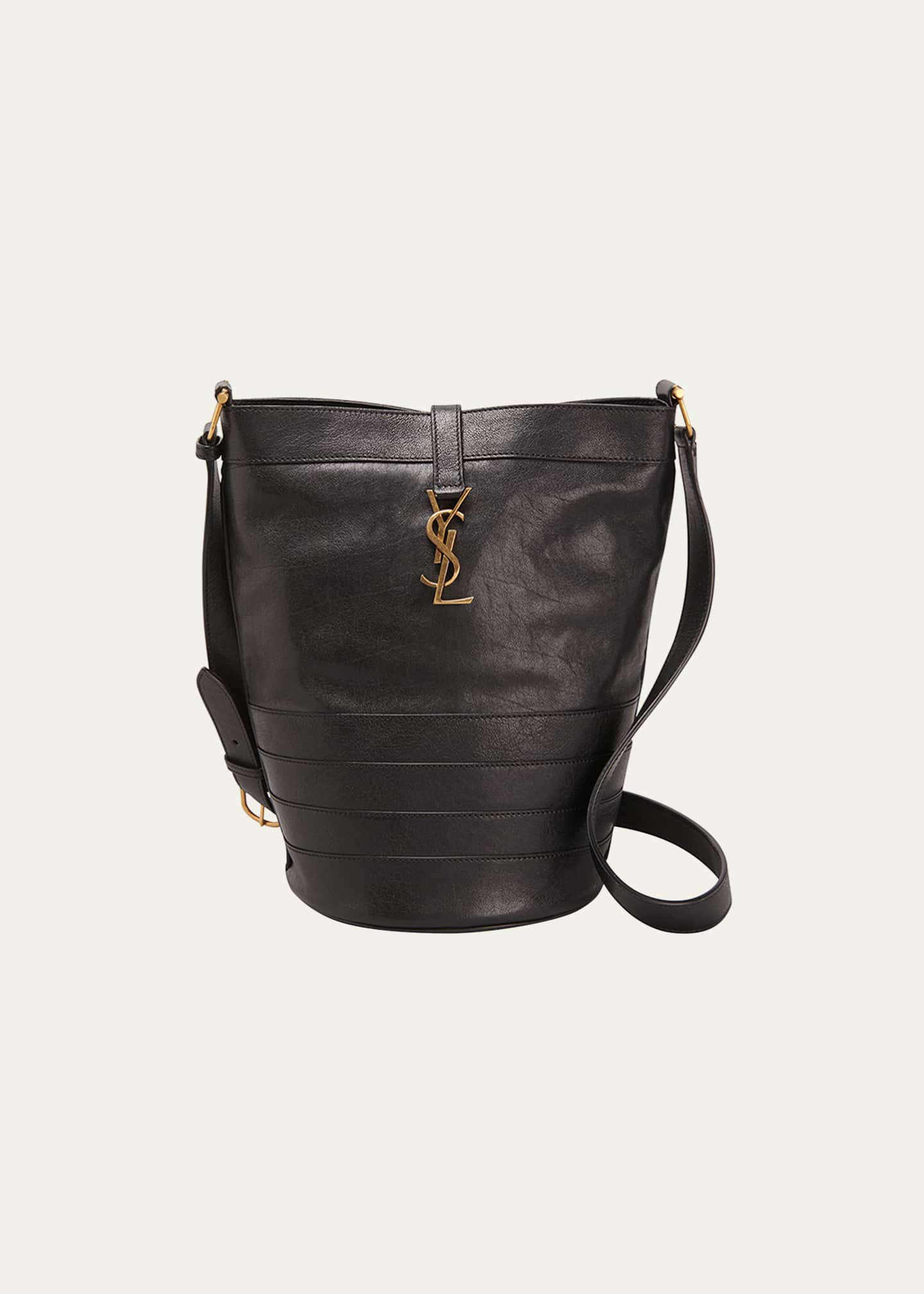 Saint Laurent Seau Fermoir Small YSL Crossbody Bucket Bag Bergdorf