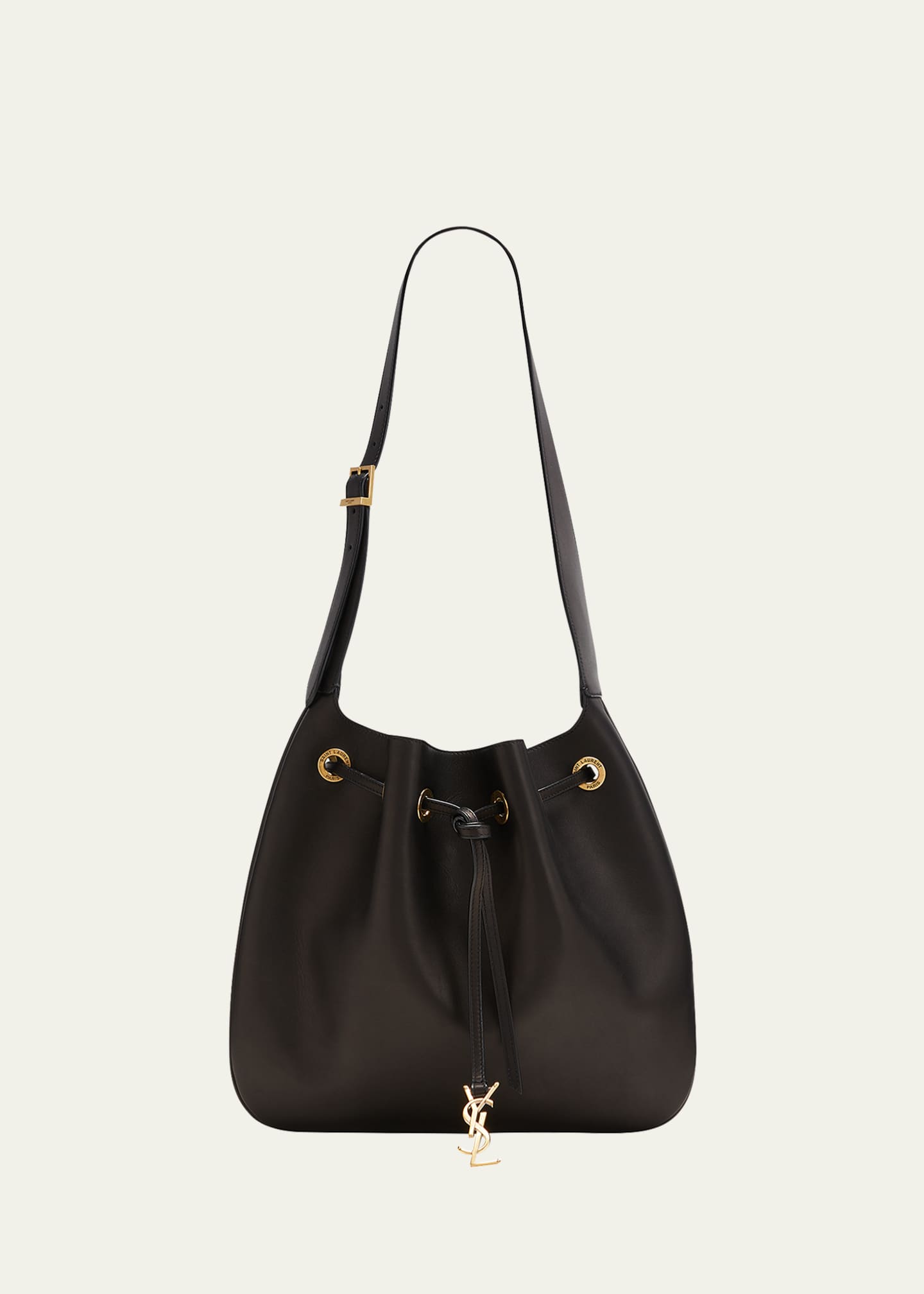 Saint Laurent Paris VII Medium YSL Drawstring Hobo Bag Bergdorf Goodman