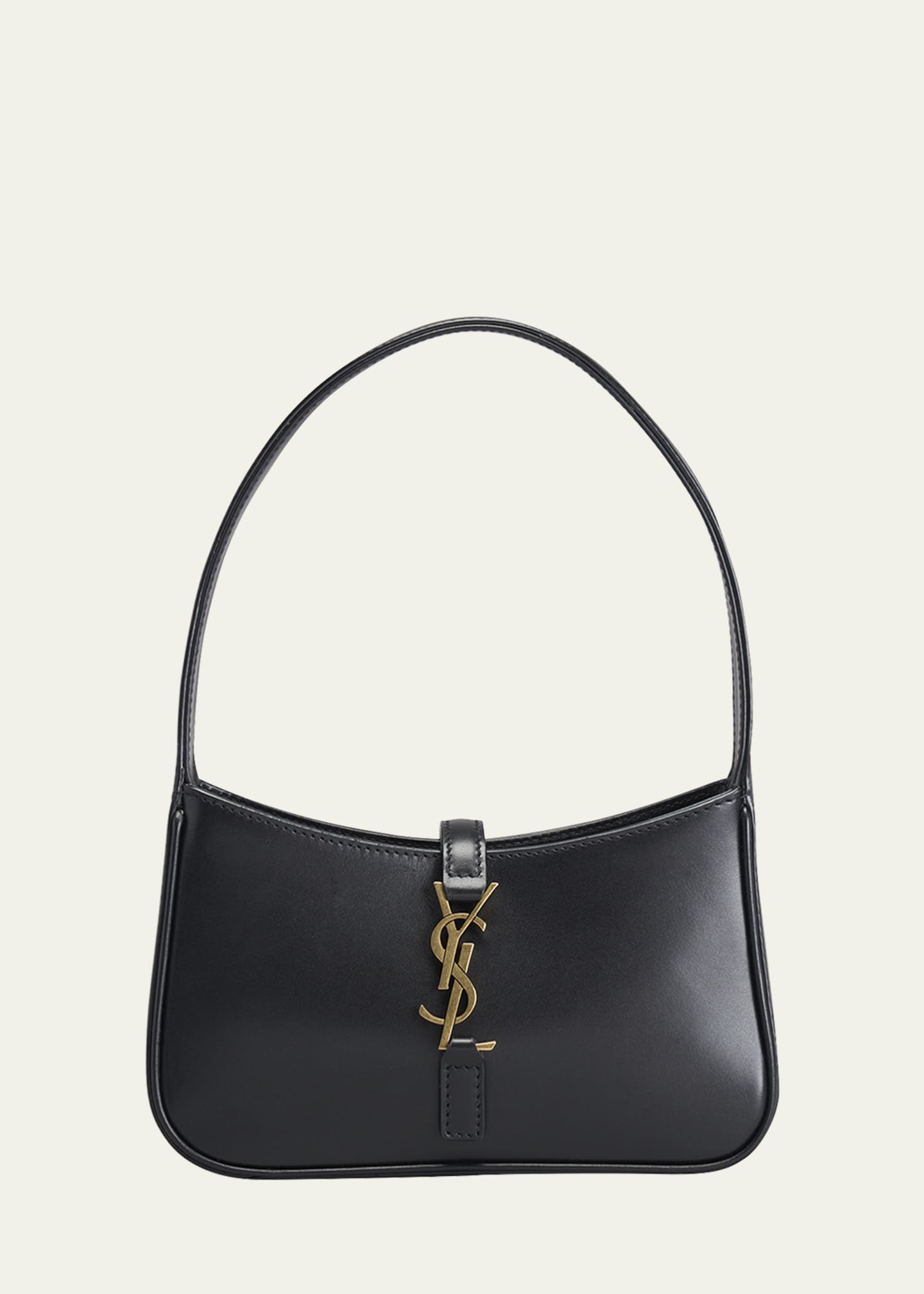 【関税＆送料込み】Saint Laurent Le 5 A 7 Shoulder With Mo Saint Laurent Le 5 A 7 Mini YSL Shoulder Bag in Smooth