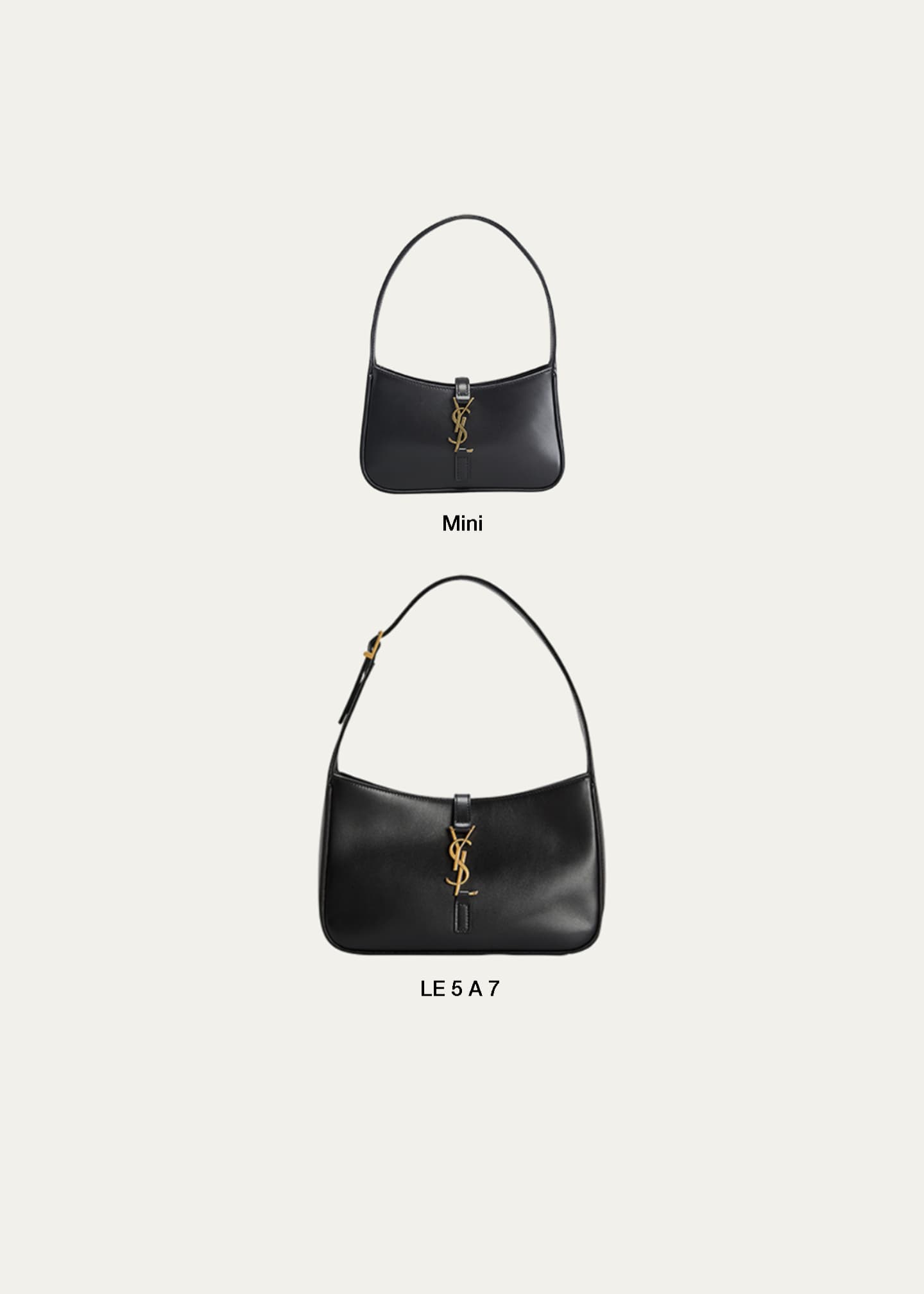 Saint Laurent Le 5 A 7 Mini Shoulder Bag in Smooth Leather