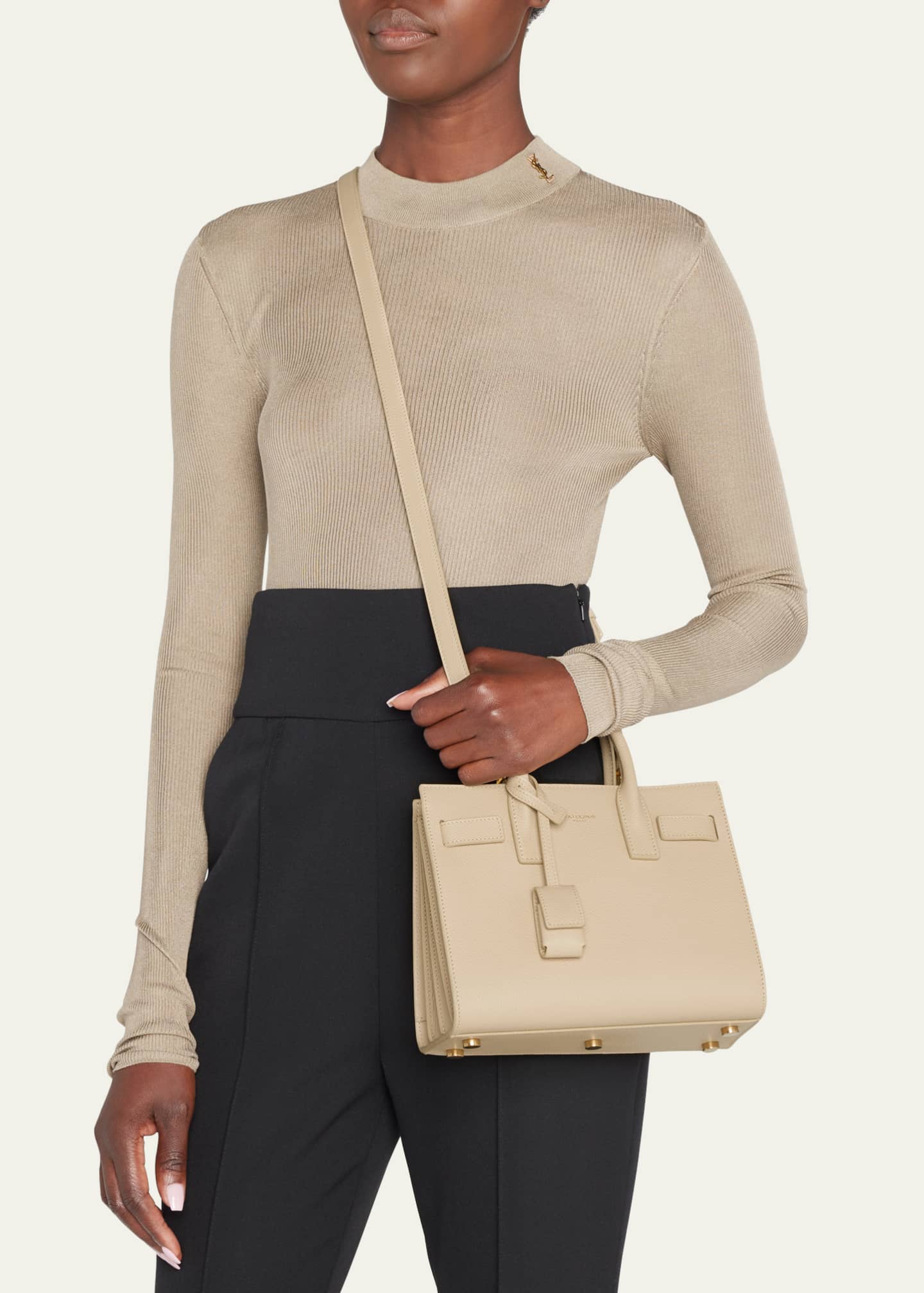 Saint Laurent Sac de Jour Calfskin Top-Handle Bag - Bergdorf Goodman