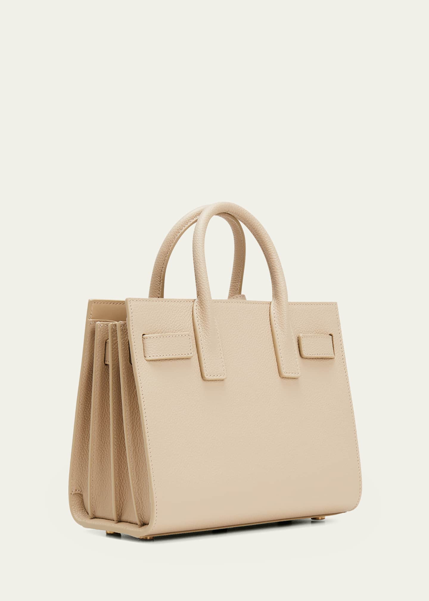 YSL Classic Sac De Jour Baby Smooth Leather Bag, Beige