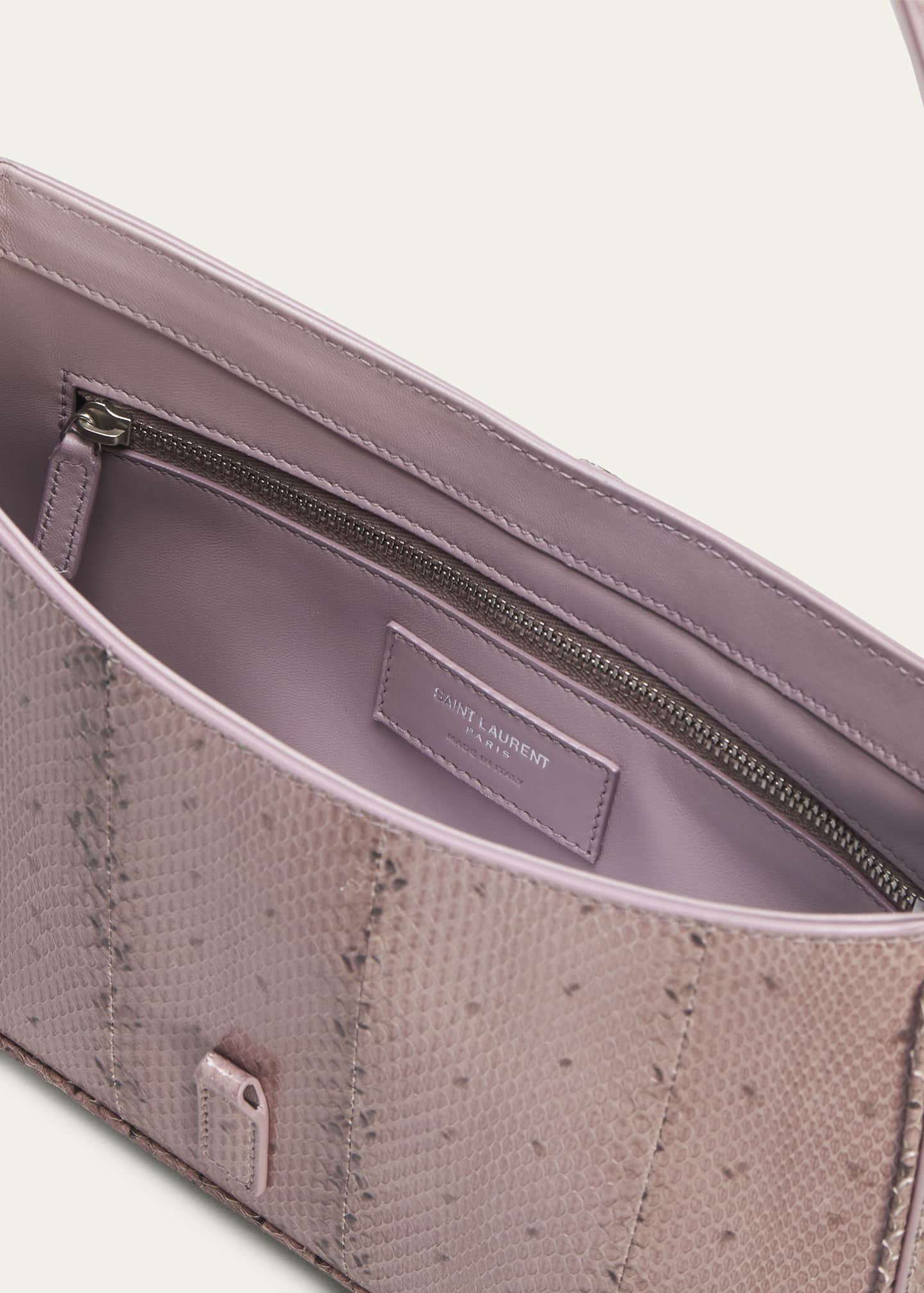 Ysl pink croc bag on sale