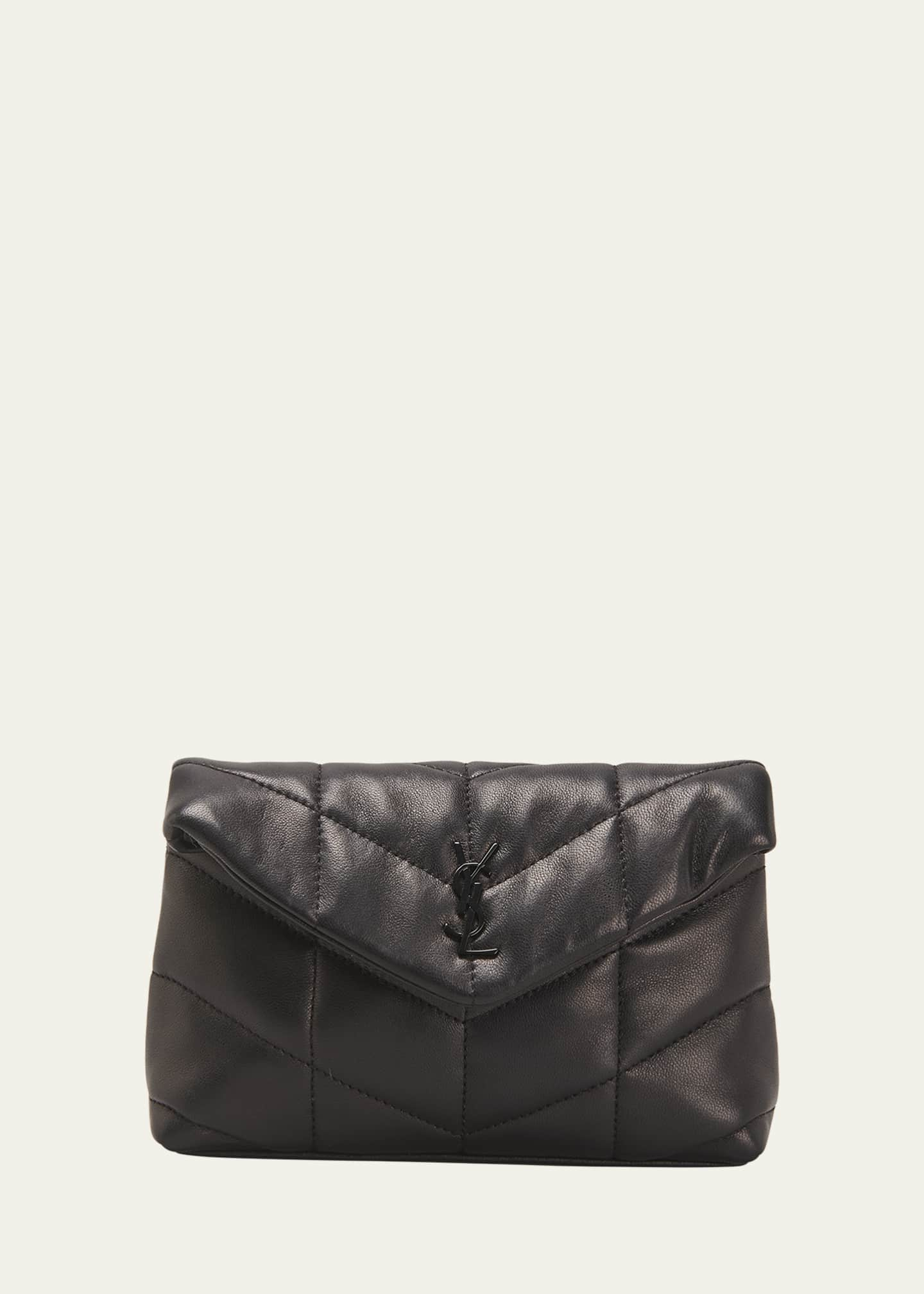 Saint Laurent Lou Lou Puffer Clutch Bag