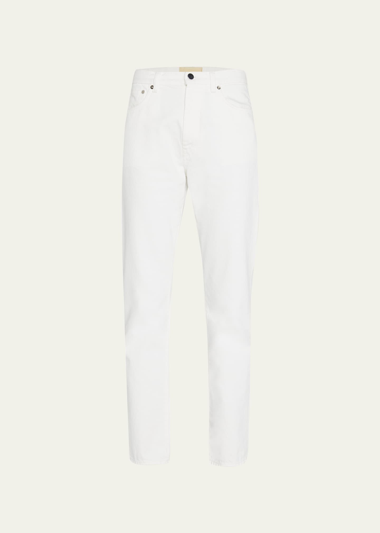 Loulou Studio Wular Straight-Leg Ankle Denim Pants Image 1 of 5
