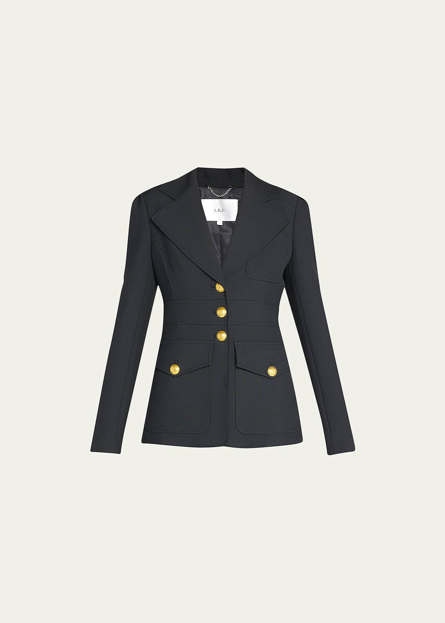 Tailored military blazer on sale
