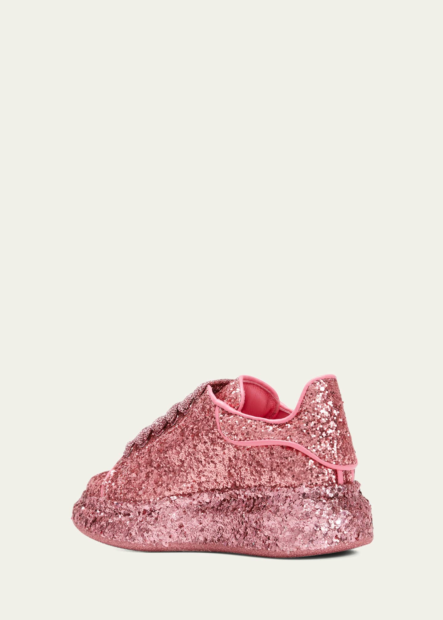 Alexander mcqueen pink glitter new arrivals sneakers