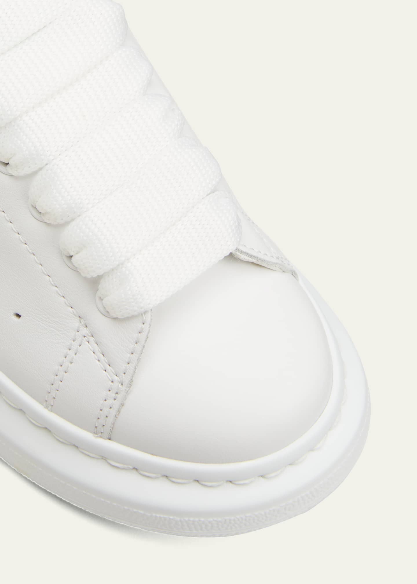 Alexander mcqueen metallic trim leather sneakers deals