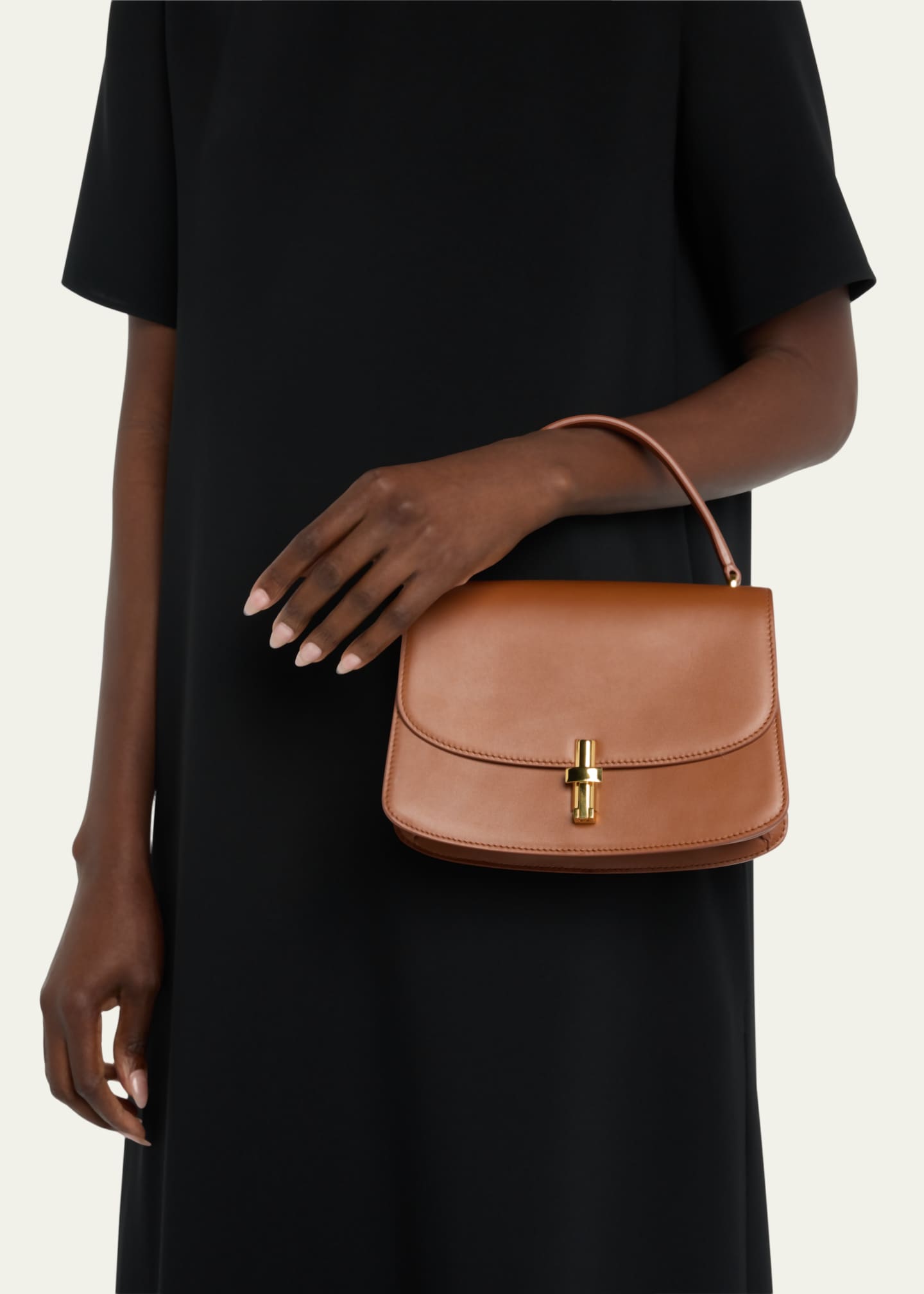 THE ROW Sofia Flap Top-Handle Bag in Calf Leather - Bergdorf Goodman