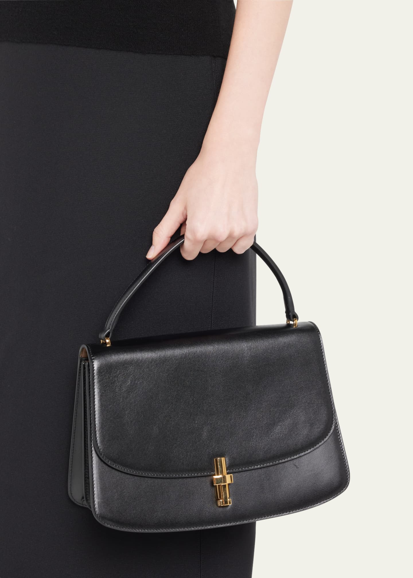 THE ROW Sofia Top-Handle Bag in Leather - Bergdorf Goodman