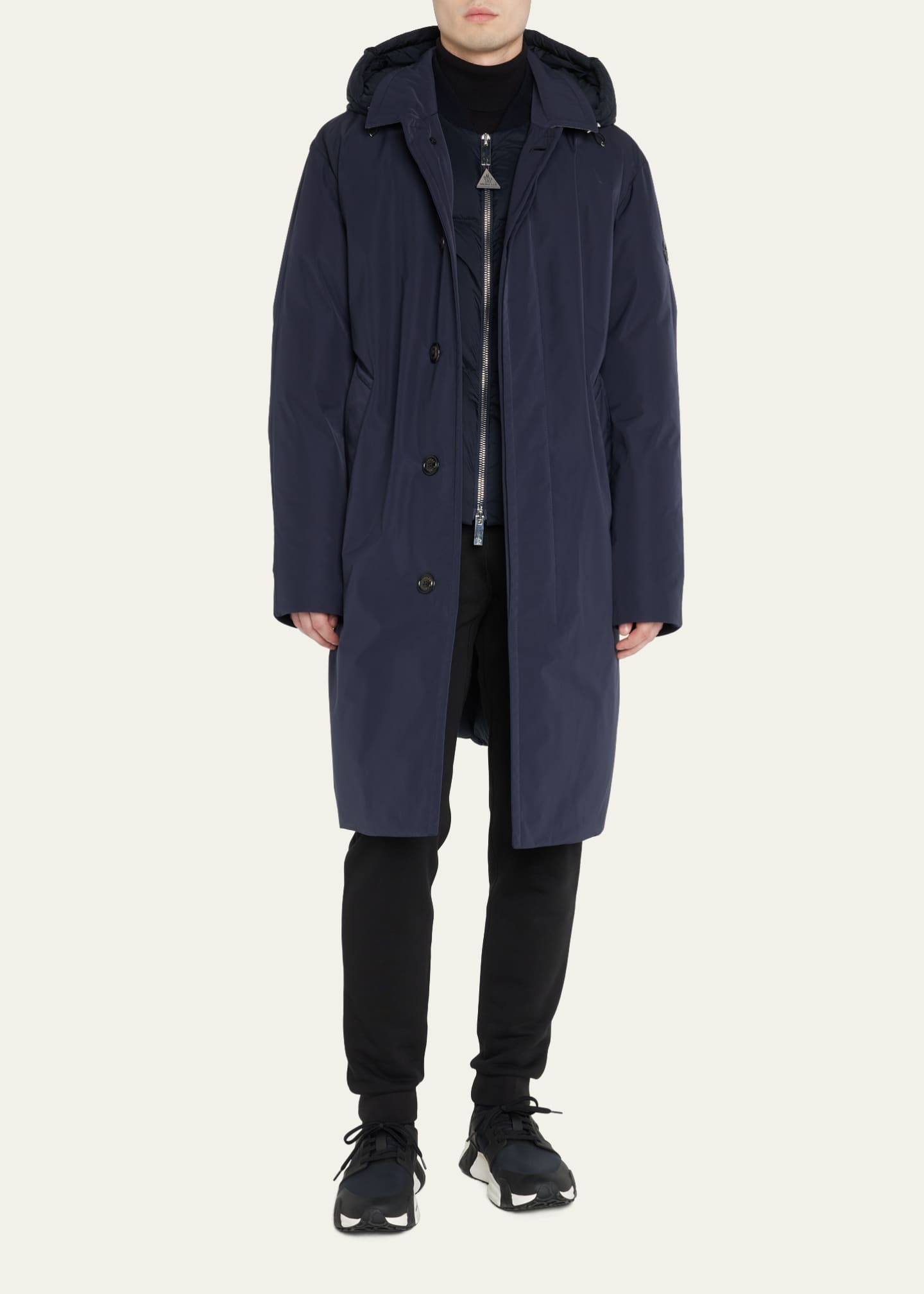 Moncler full length puffer coat hot sale