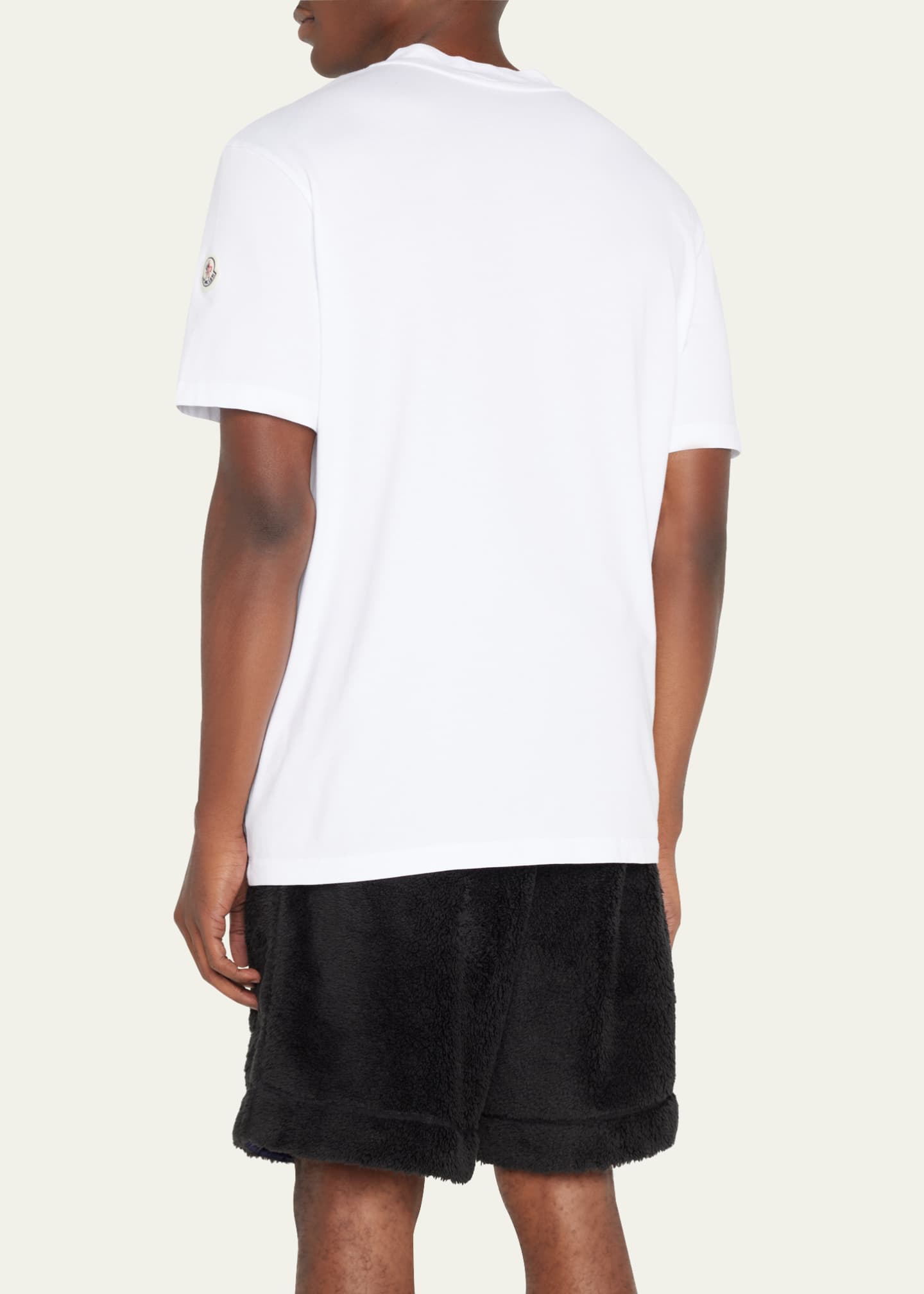 Moncler Men's Logo-Neck T-Shirt Image 3 of 5