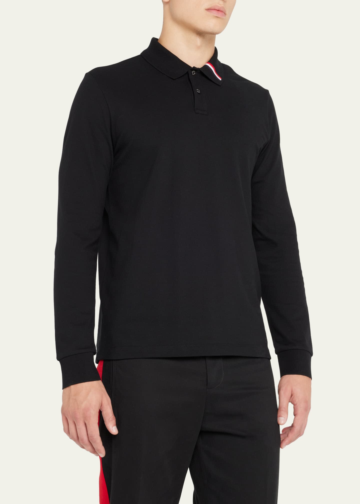 Moncler Men's Signature Polo Shirt Bergdorf Goodman