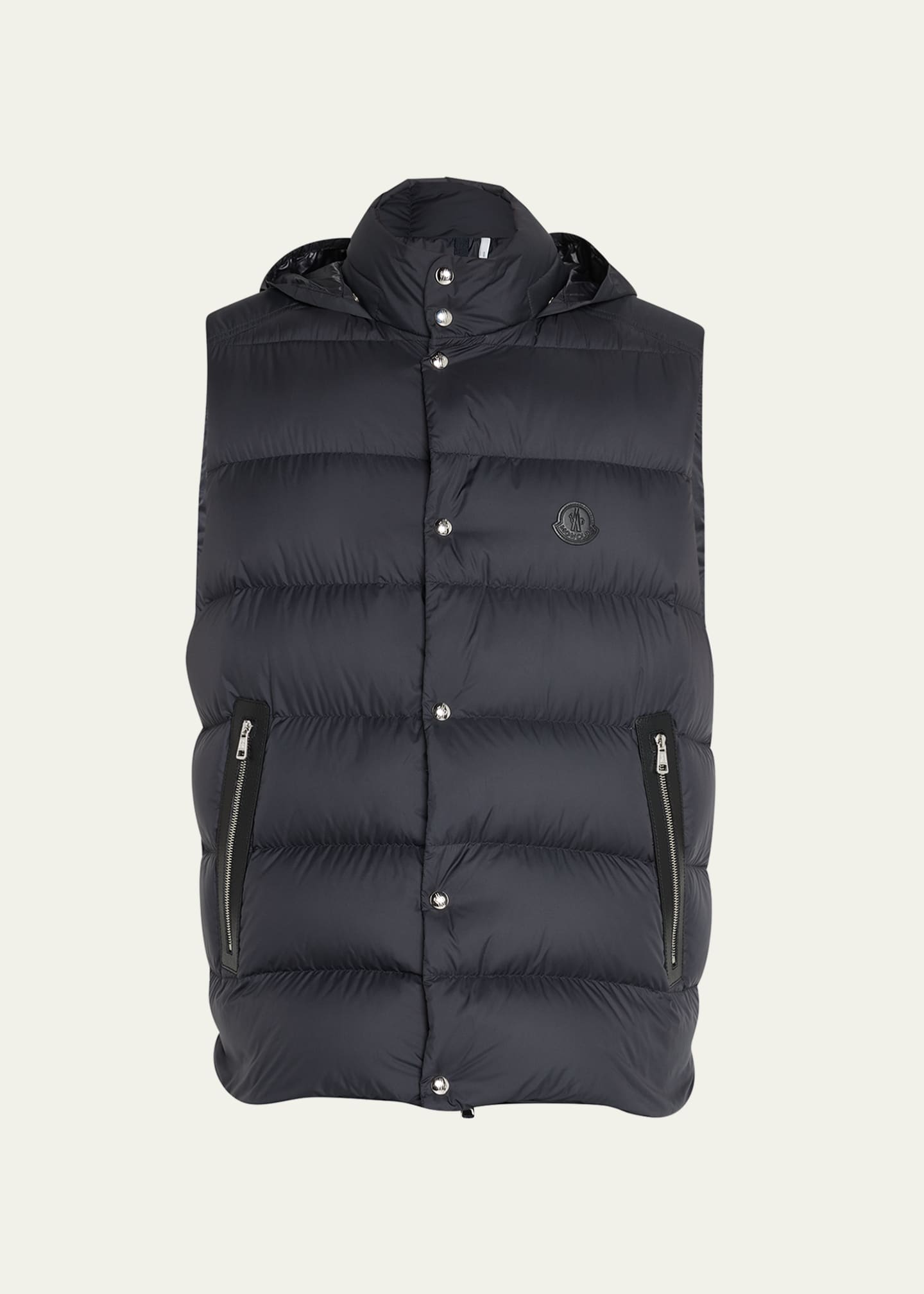 Moncler Men's Herniaire Quilted Down Vest - Bergdorf Goodman