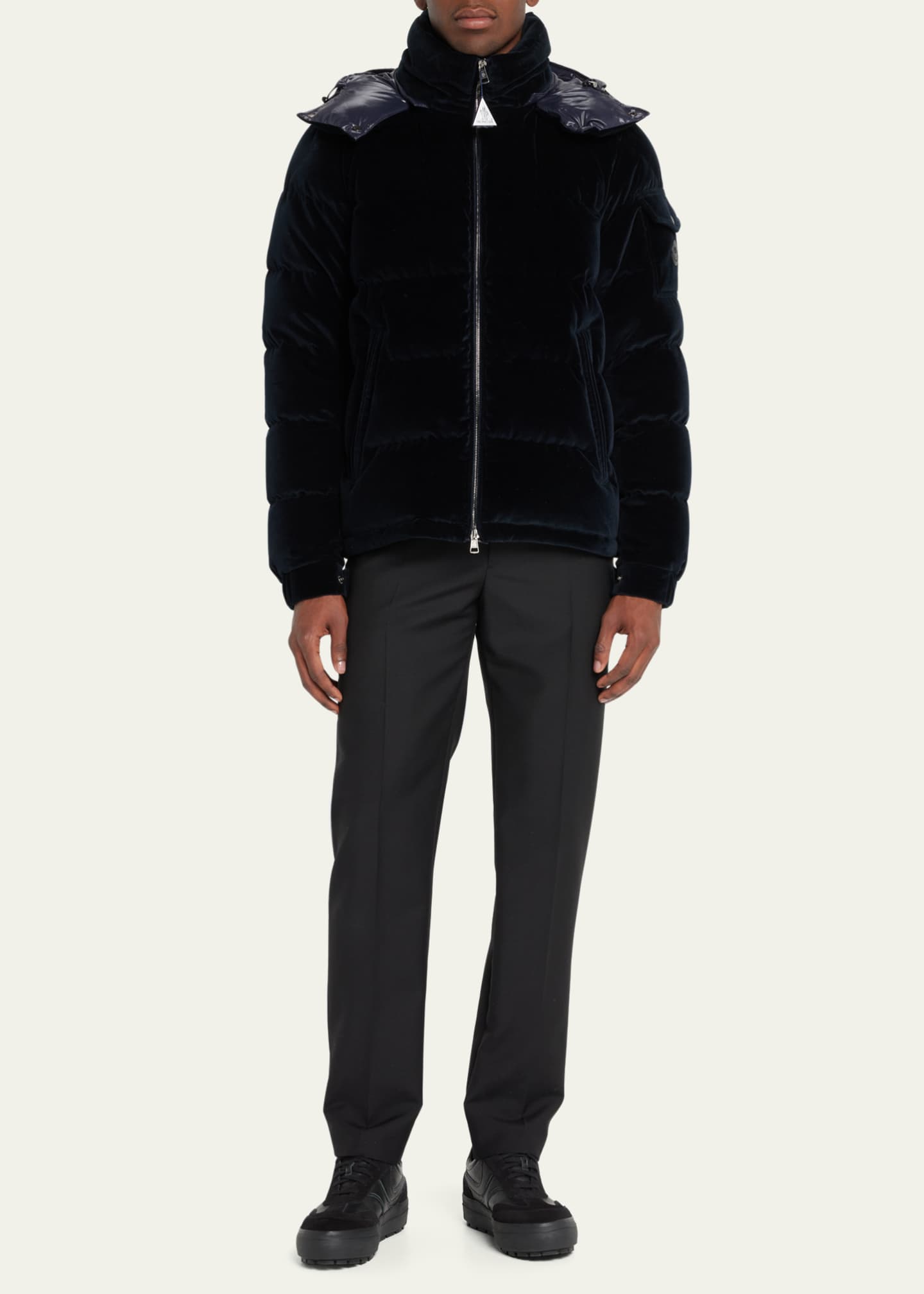 Velvet puffer 2025 jacket men