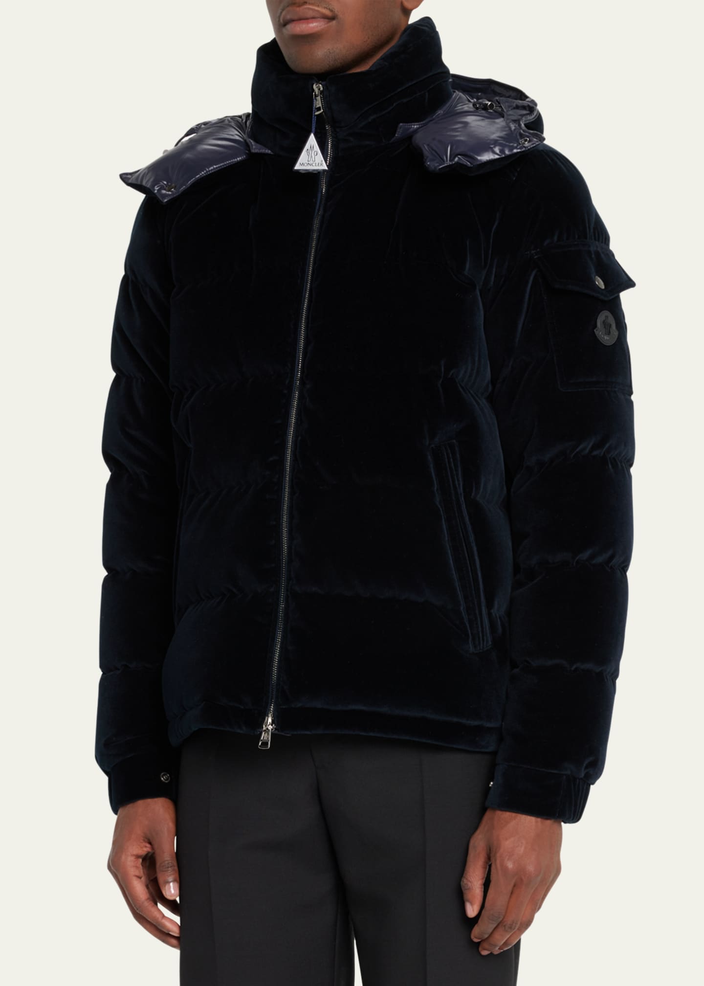 Velvet moncler coat outlet