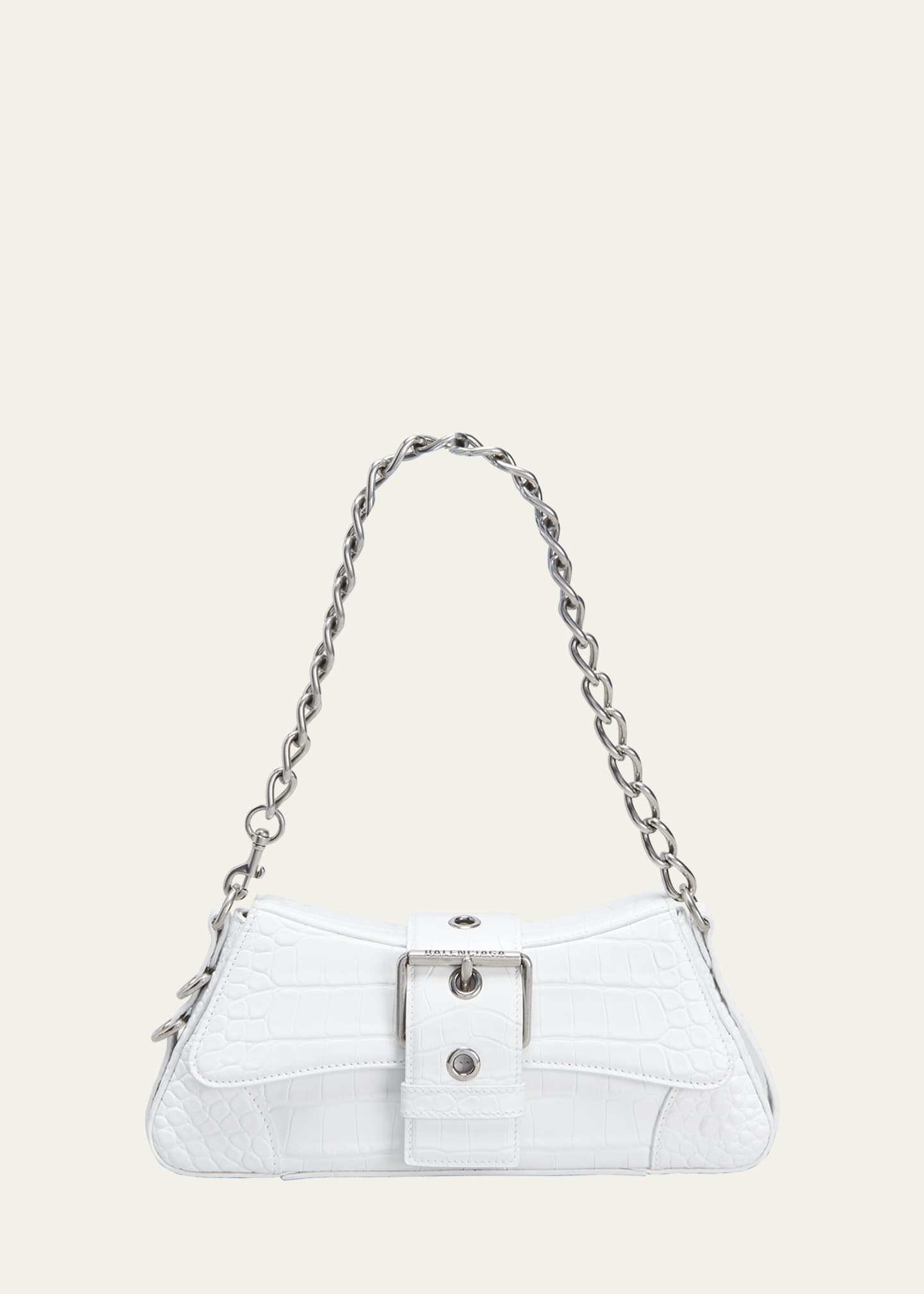 Balenciaga Lindsay Small CrocEmbossed Shoulder Bag Bergdorf Goodman