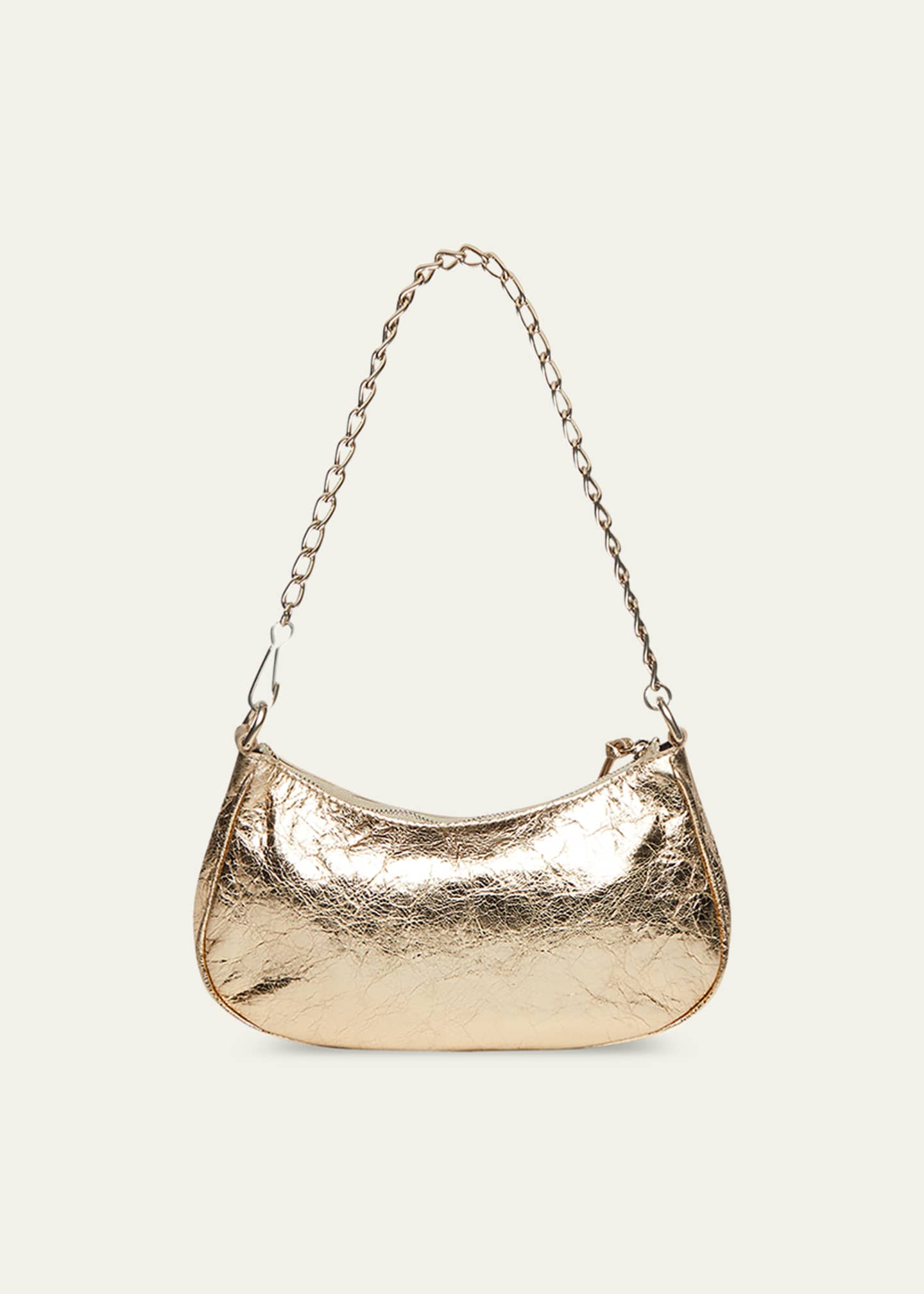 Le Cagole Mini Metallic Leather Purse