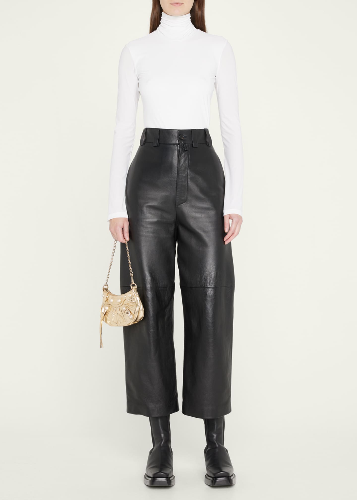 Balenciaga Le Cagole Mini Wallet - Black - Women's - Lambskin