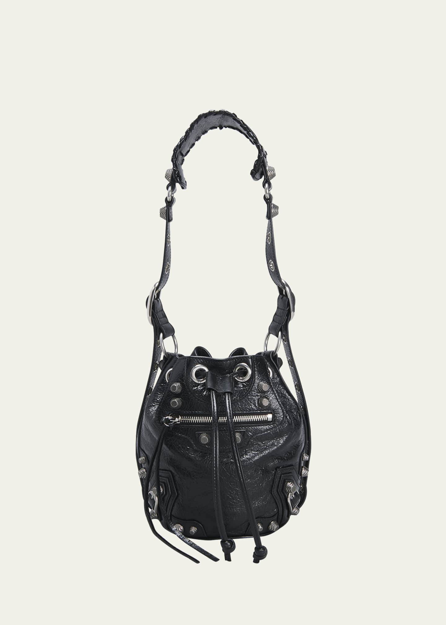 Balenciaga Le Cagole Mini Wallet - Black - Women's - Lambskin