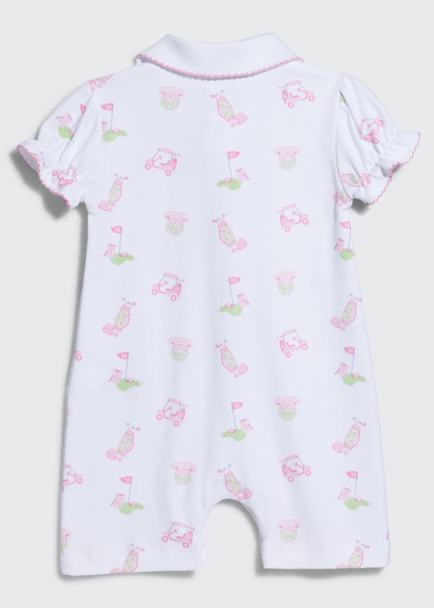 Kissy Kissy Girl's 18 Holes Collared Playsuit, Size 3M24M Bergdorf