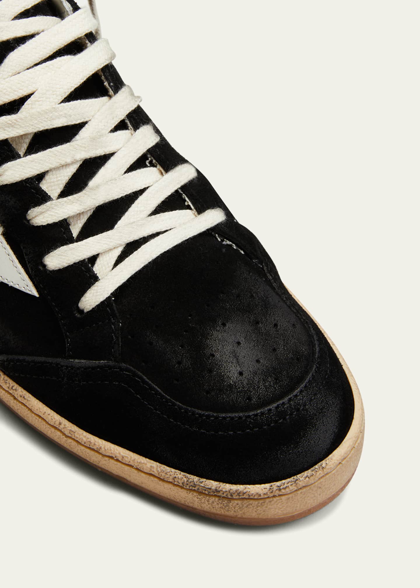 Golden Goose Men's Ballstar Suede Low-Top Sneakers Image 5 of 5
