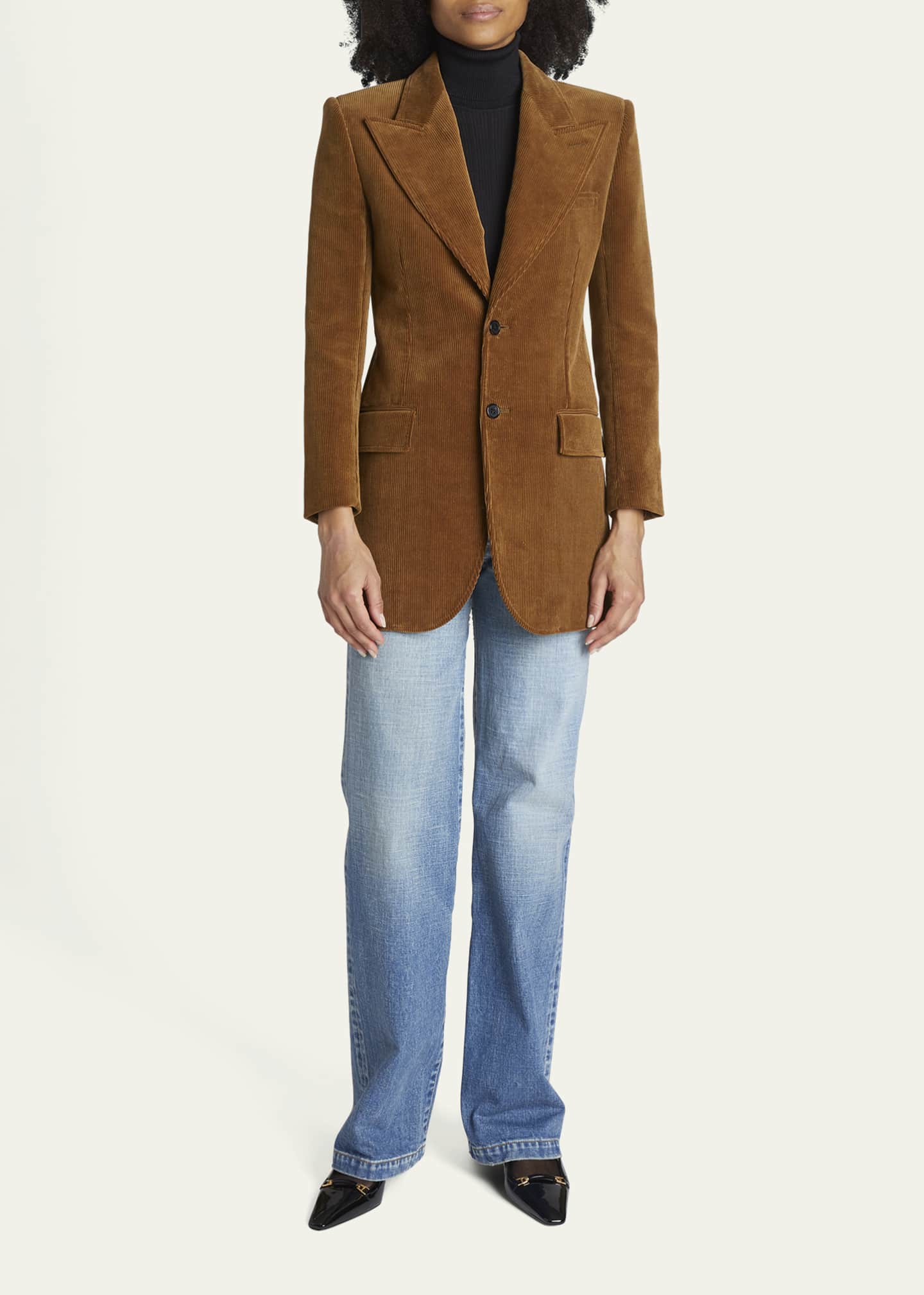 Saint Laurent Velvet Corduroy Blazer Bergdorf Goodman