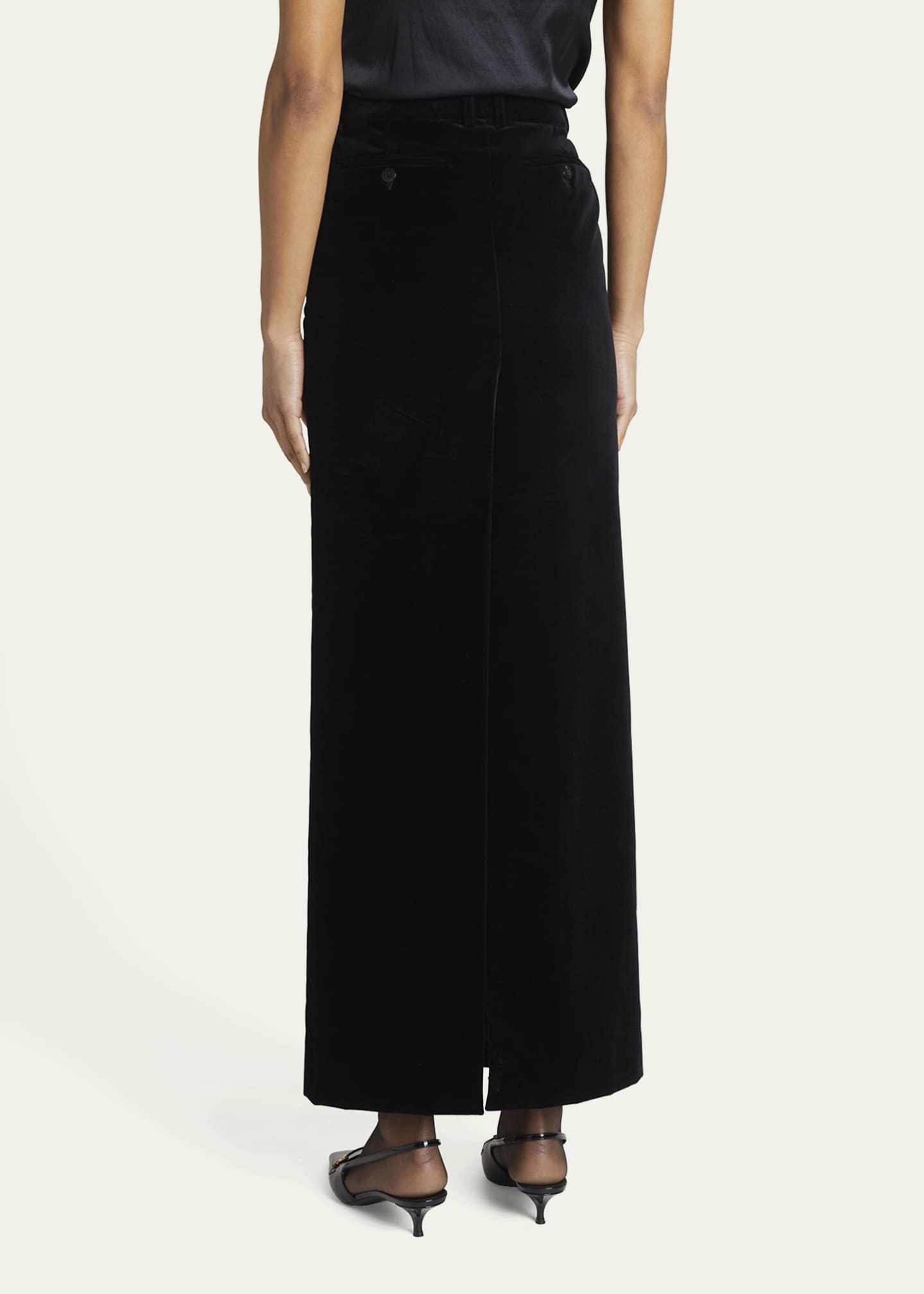 Saint laurent velvet skirt Clearance