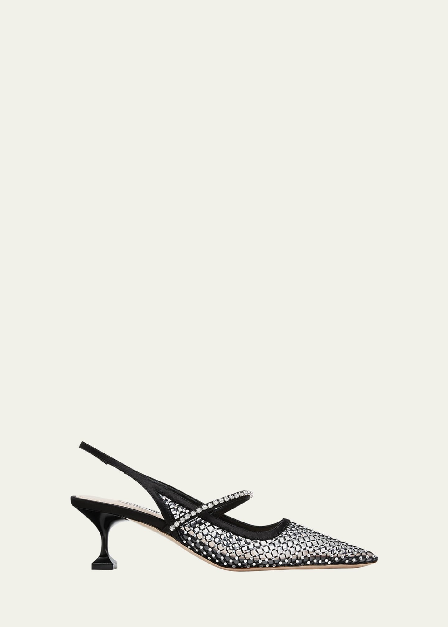 miu miu crystal slingback