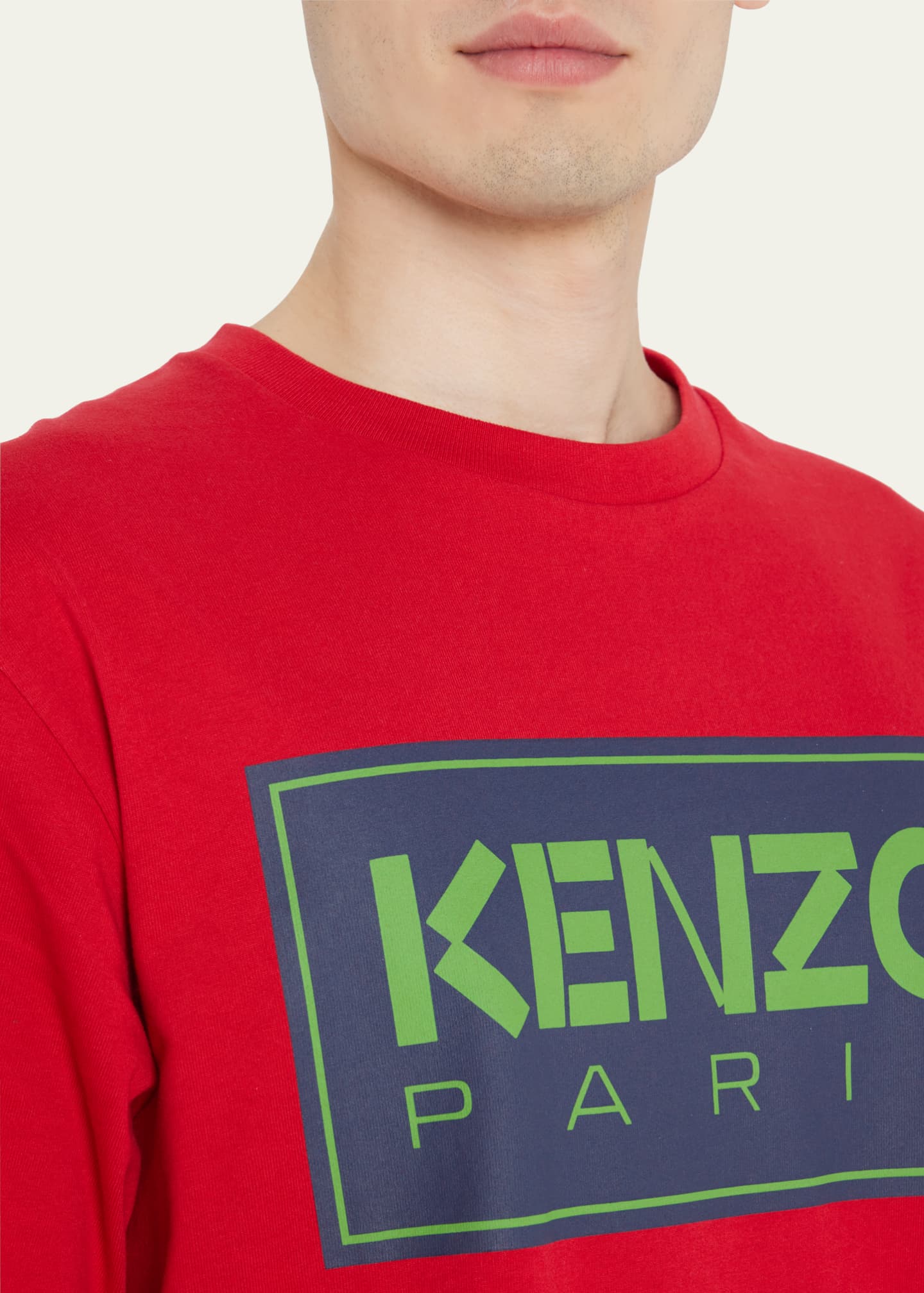 Mens red 2025 kenzo t shirt