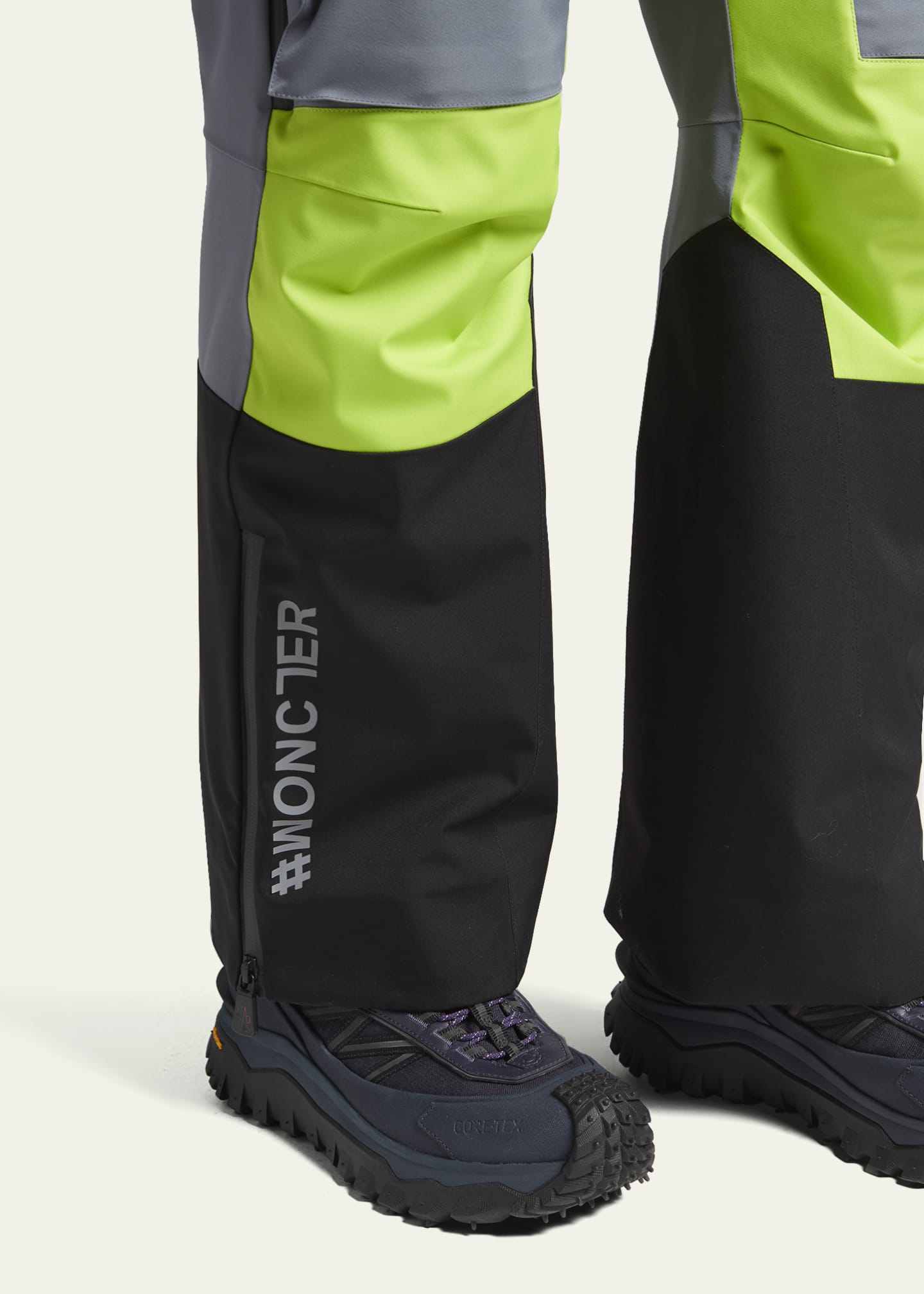 Moncler Grenoble Men's Colorblock Ski Pants w/ Suspenders Bergdorf