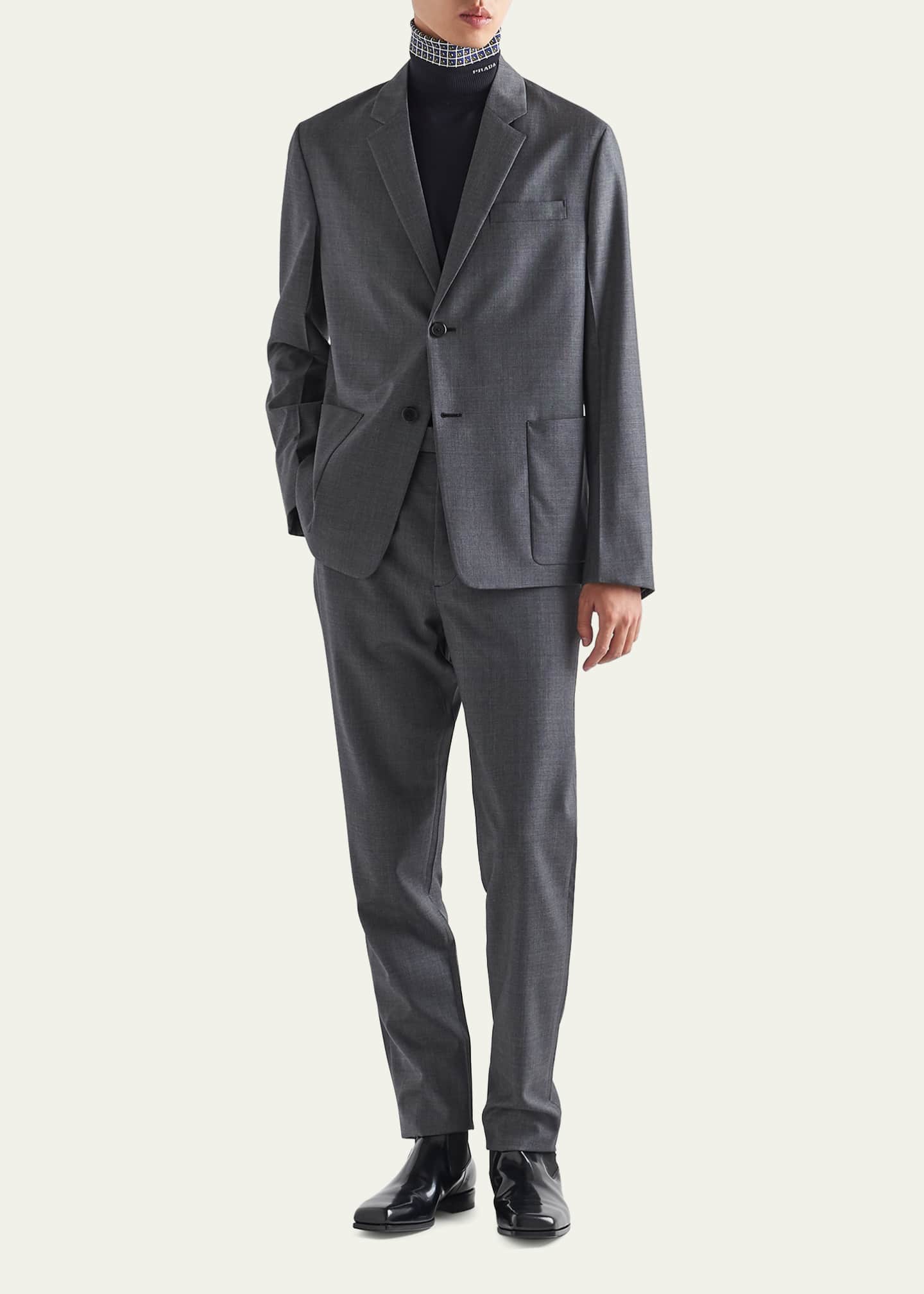 Prada Men's Wool-Blend Suit Jacket - Bergdorf Goodman