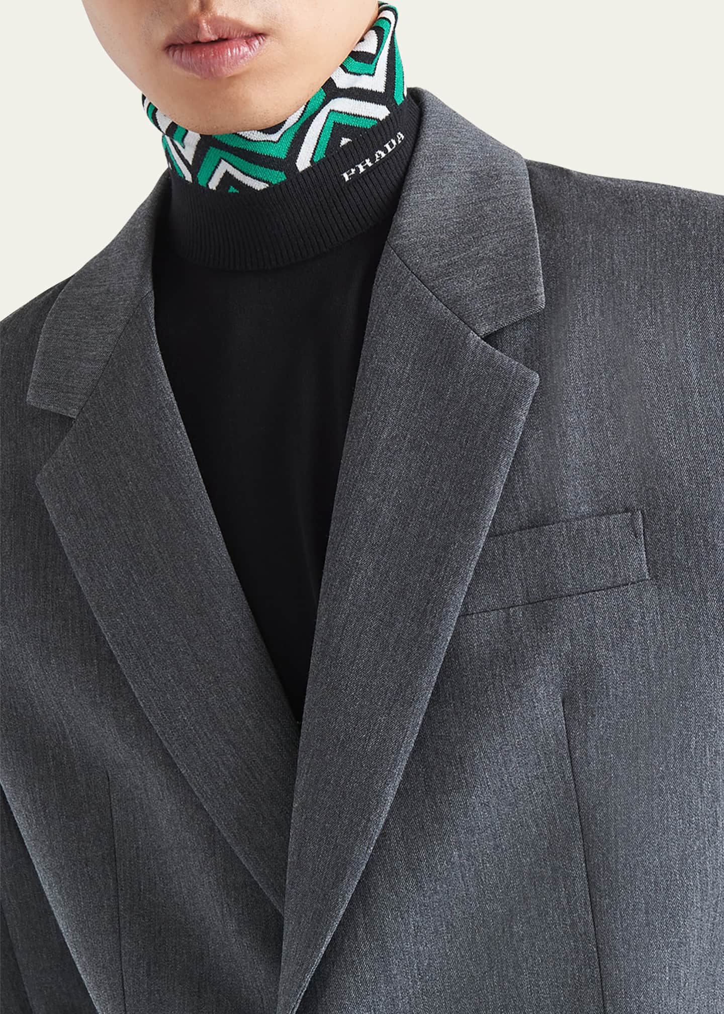 Prada Men s Tailored Gabardine Sport Jacket Bergdorf Goodman