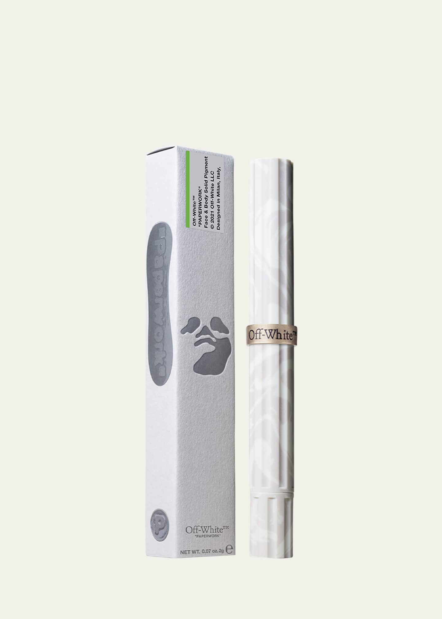 Off-White Paperwork Imprint Face & Body Solid Pigment, Signal Image 1 of 2