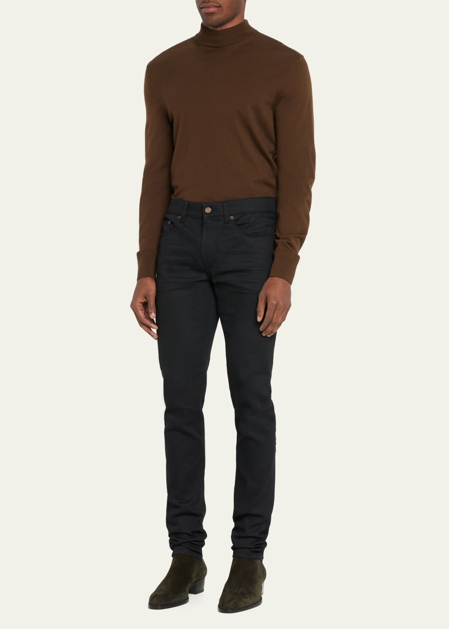 Ysl men's wyatt boots discount