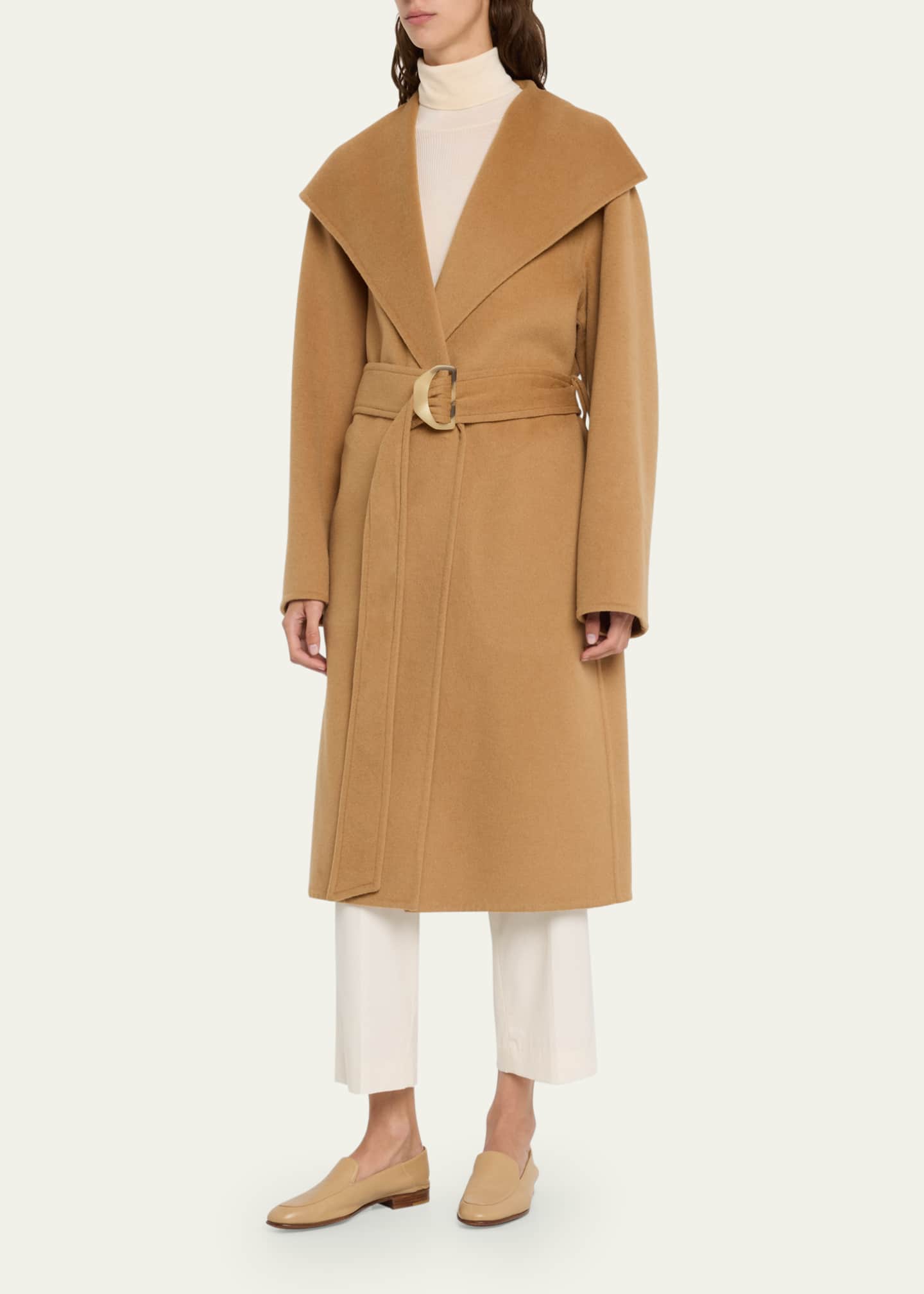 Vince long trench online coat